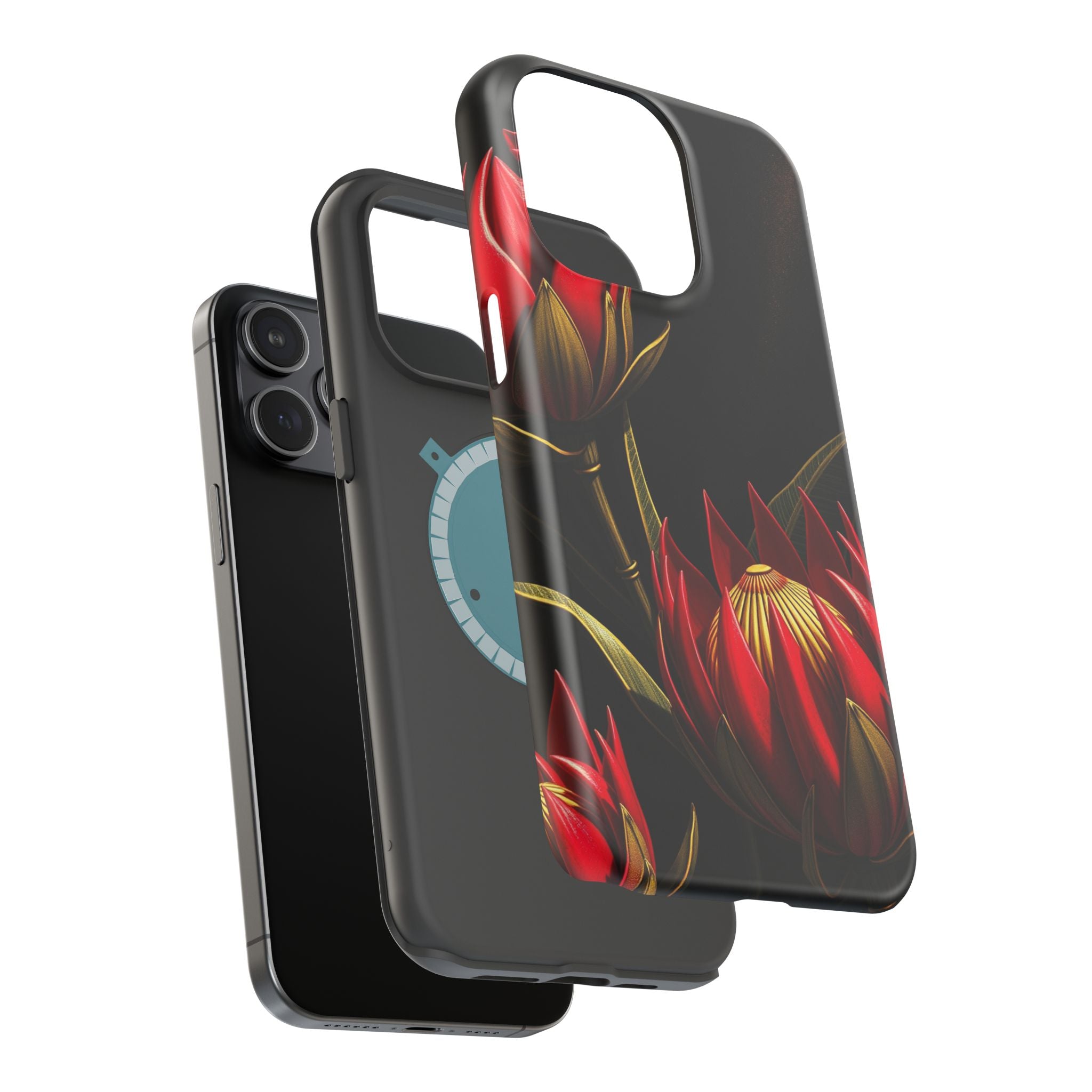 iPhone Protea Bold Gold Foil Luxury Slim Everyday Designer Case · iPhone Case