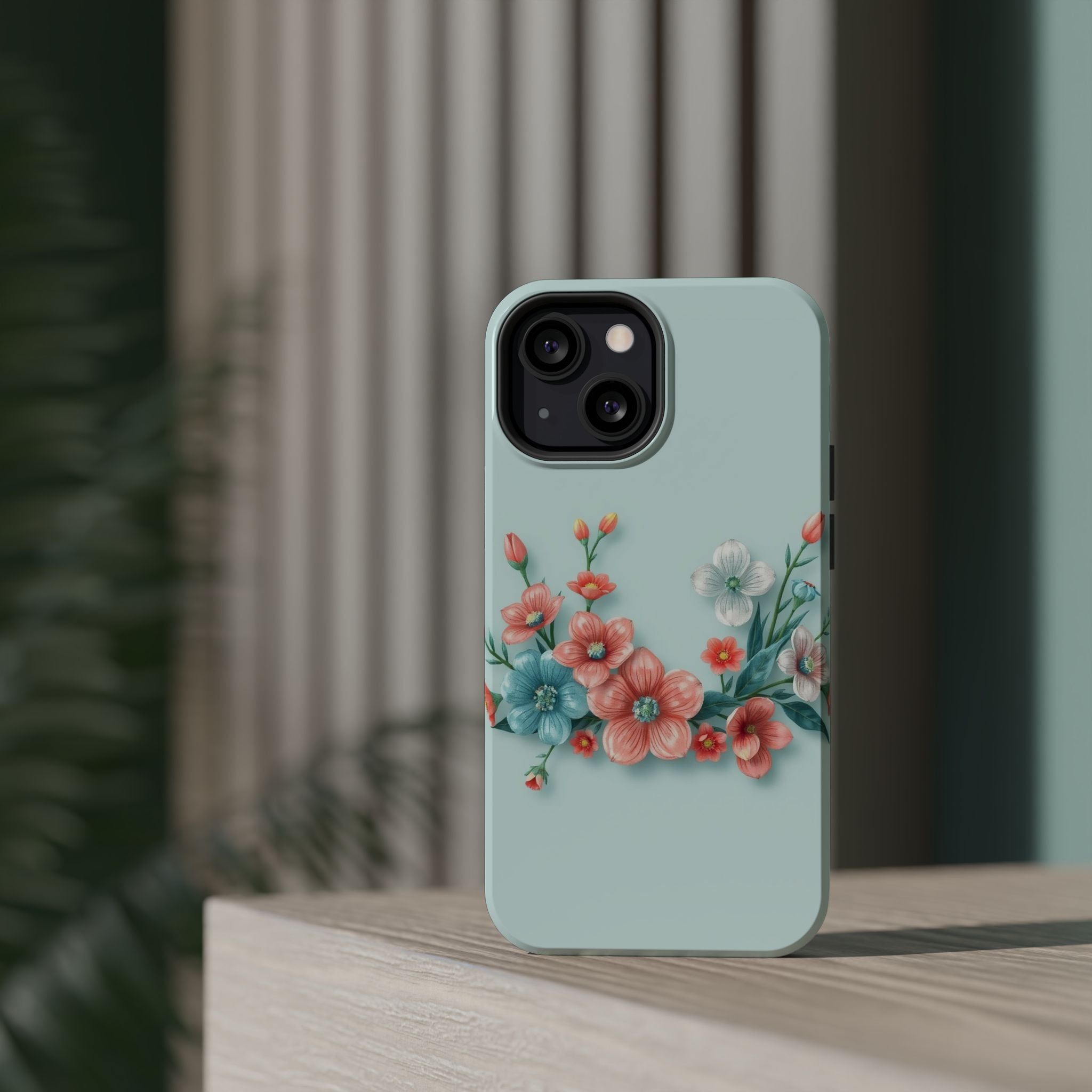 iPhone Serene Floral Crown Design Bold Modern Everyday Snap Case · iPhone Case