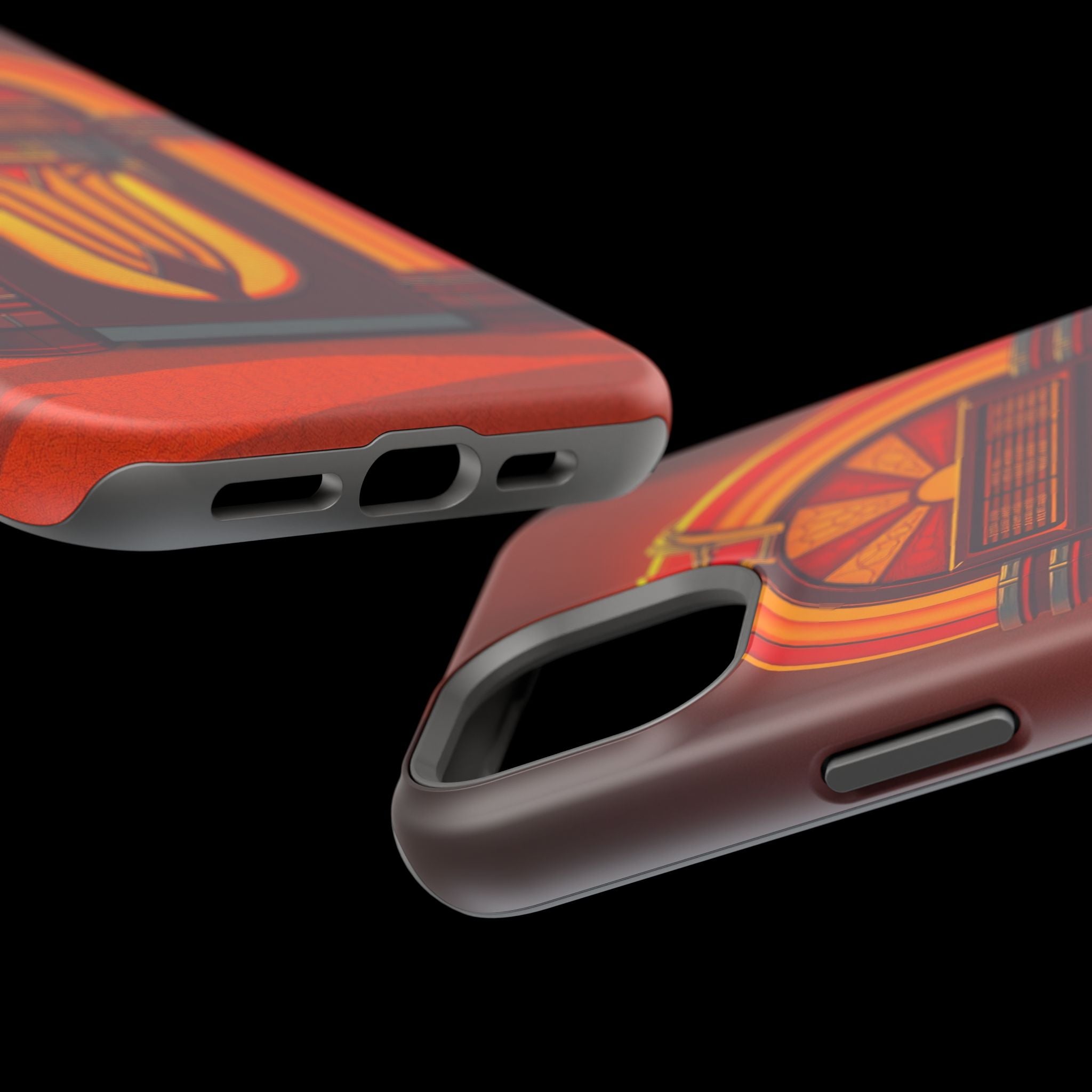 iPhone Jukebox Glow Pop Art Bold Bold Modern Everyday Snap Case · iPhone Case
