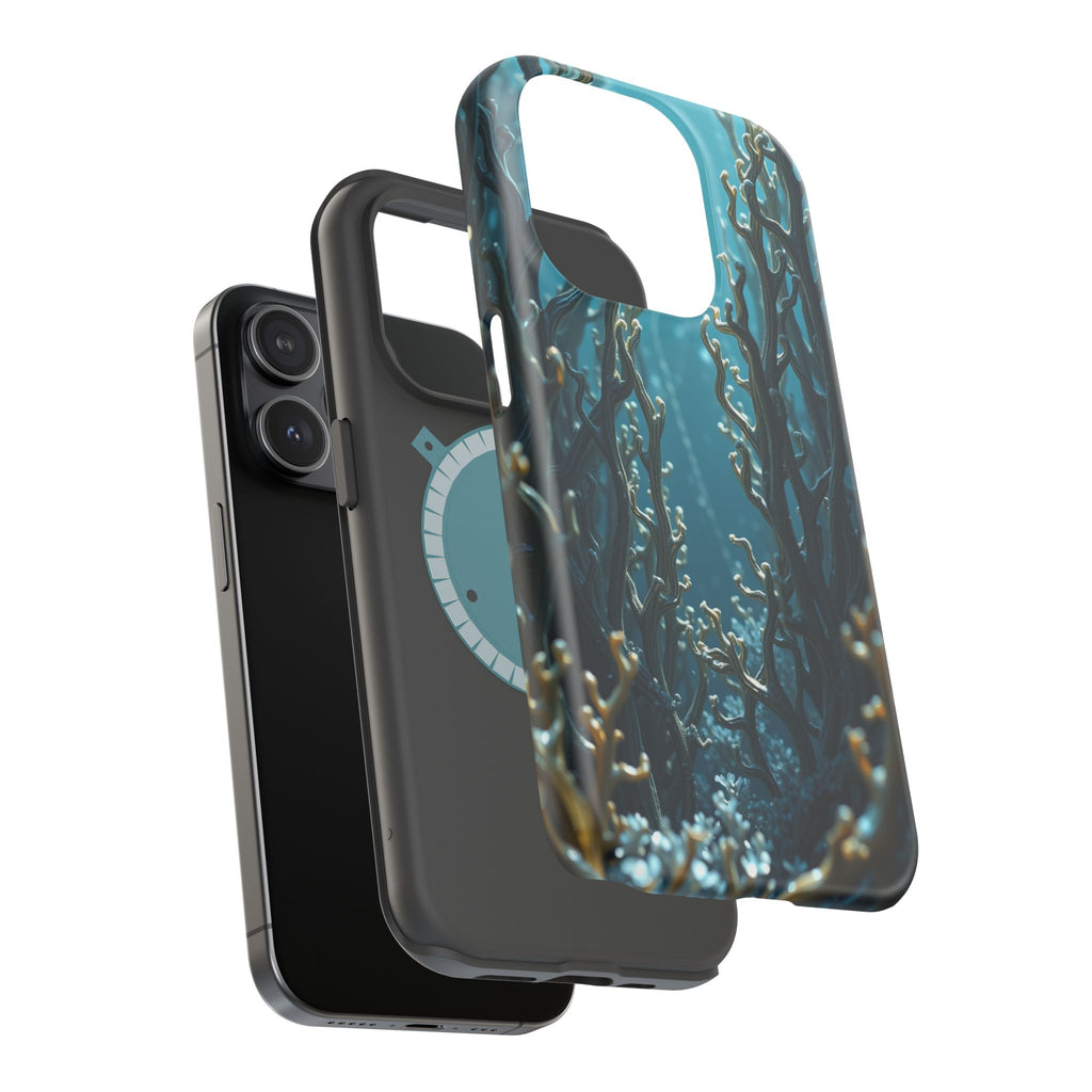 iPhone Midnight Blue And Silver Kelp Forest Slim iPhone Everyday · iPhone Case