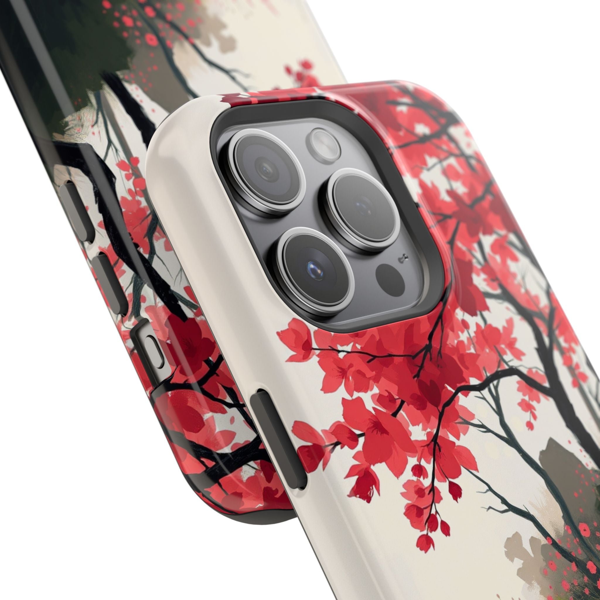 iPhone Blossom Trail Oil Painting Impressionist Soft iPhone Finish · iPhone Case