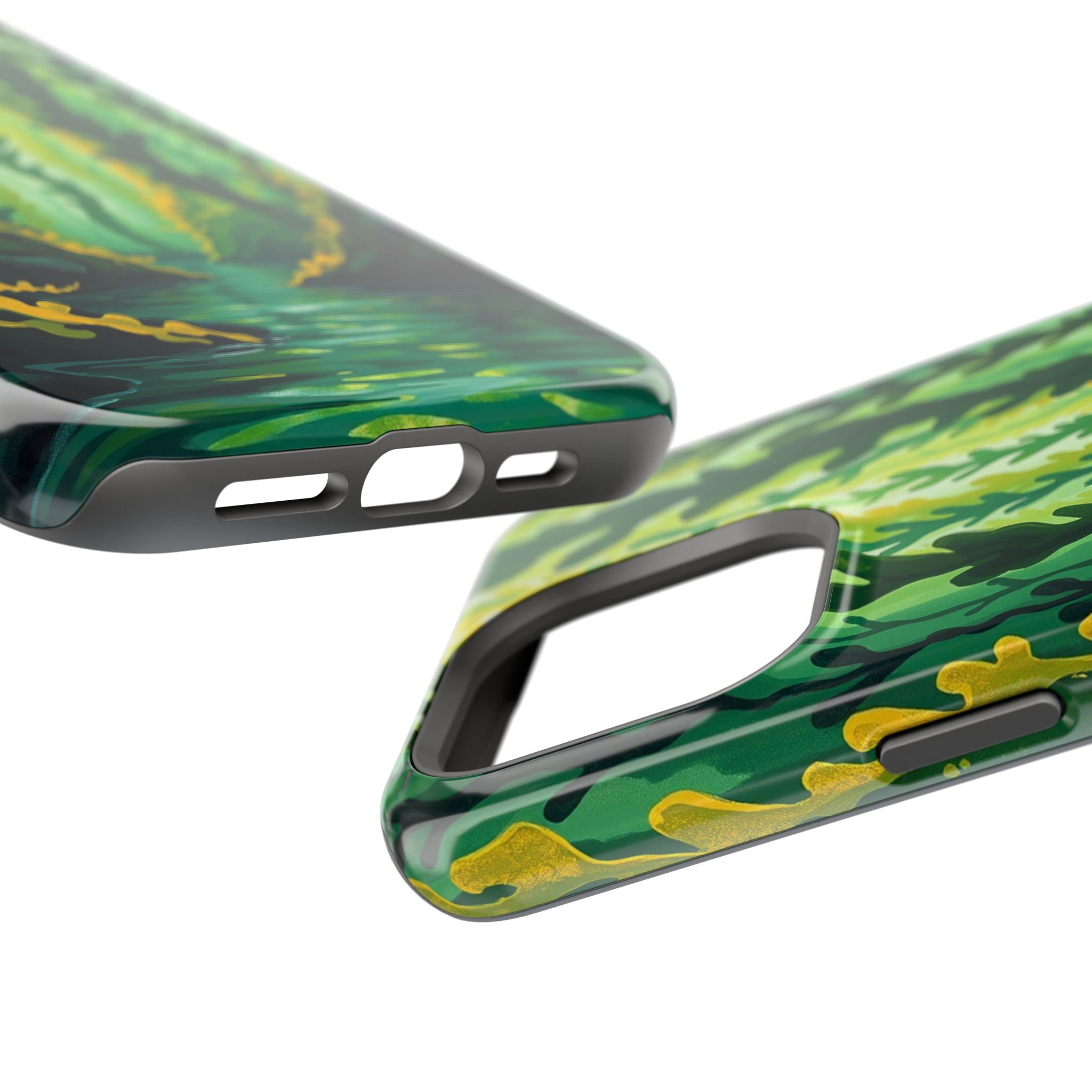 iPhone Kelp Forest Oil Painting Impressionist Slim iPhone Everyday · iPhone Case