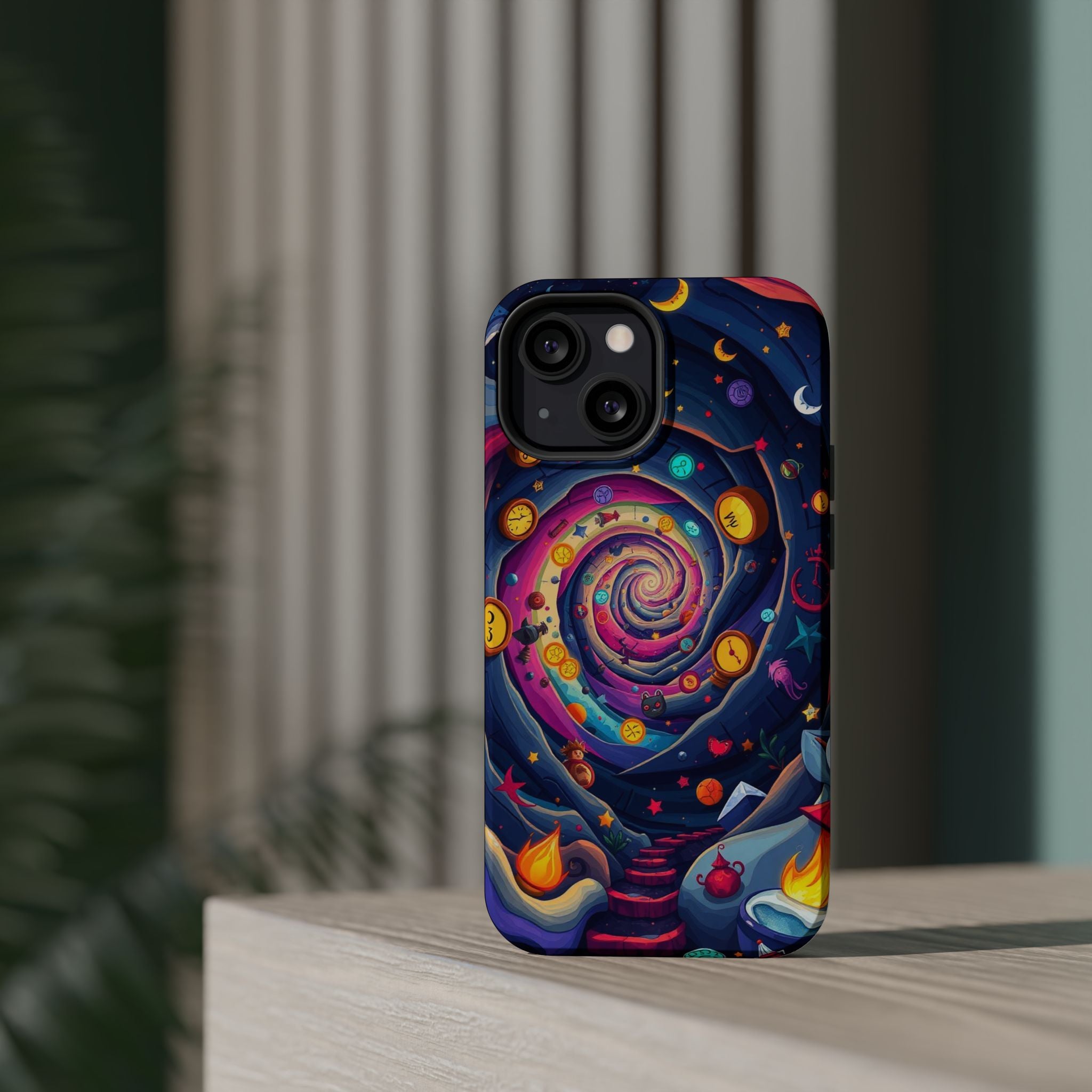 iPhone Time Portal Swirl Kids Fun iPhone Phone Case Gift Clean Minimal · iPhone