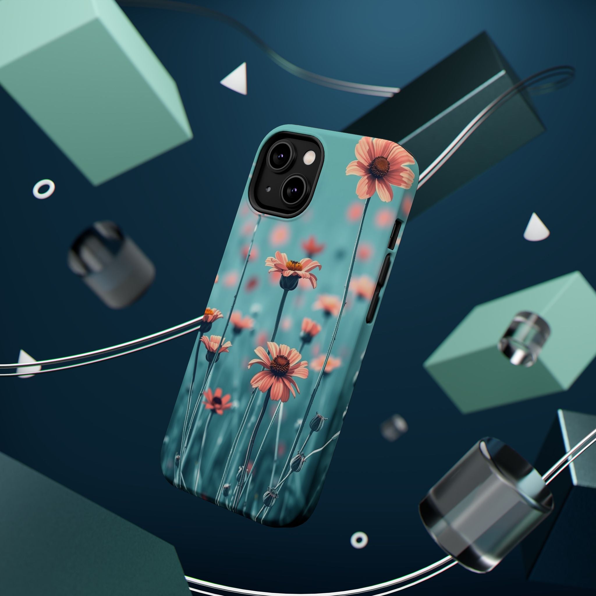 iPhone Wildflower Field Bold Art Bold Modern Everyday Snap Case · iPhone Case