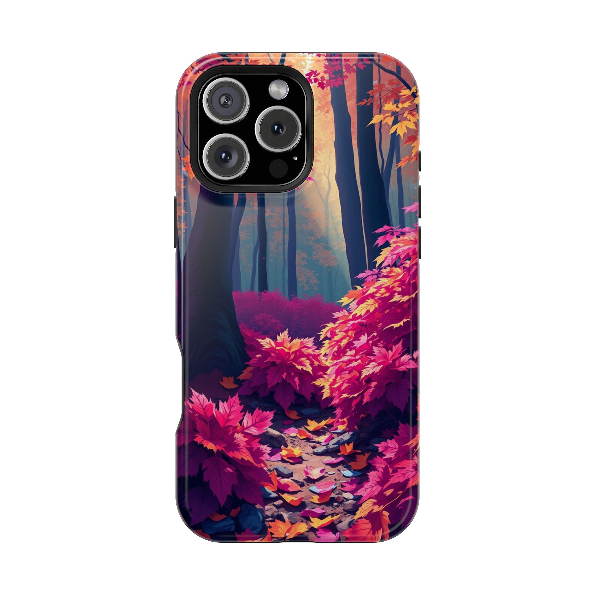 iPhone Earthy Autumn Forest Floor Design Slim Everyday iPhone Designer · iPhone