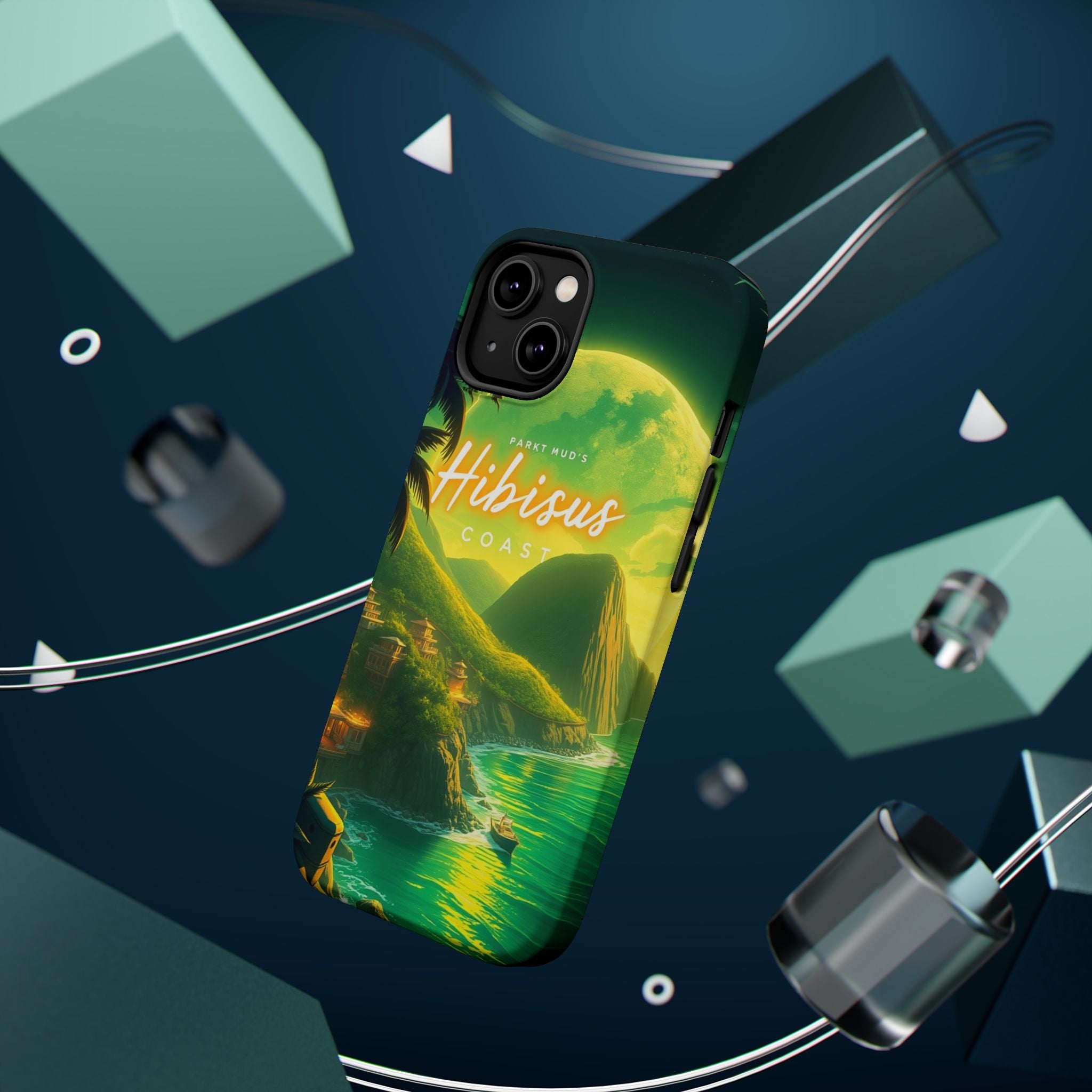 iPhone Dreamy Hibiscus Coast Design Slim Everyday Designer Case · iPhone Case