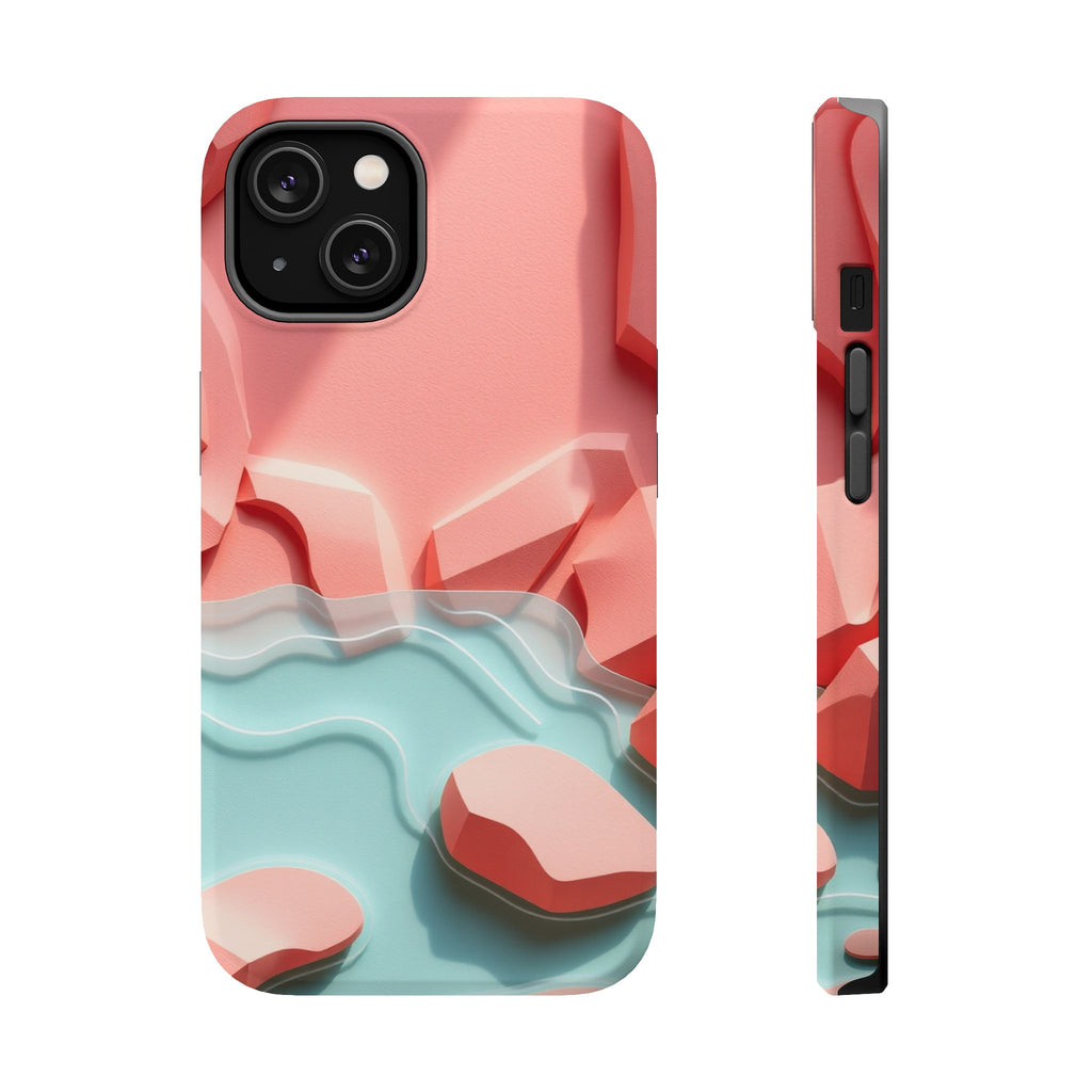 iPhone Tidal Pool Paper Cut Art Slim Everyday Designer Case · iPhone Case