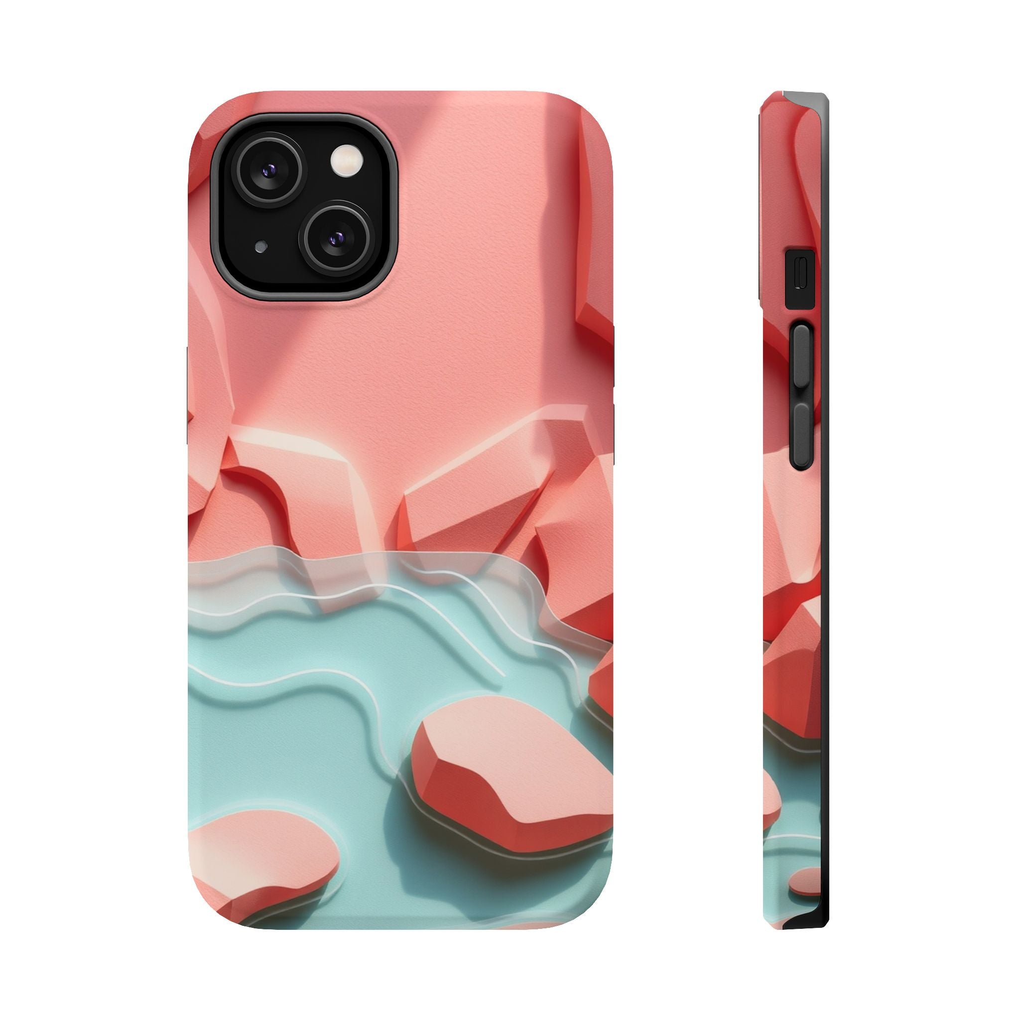 iPhone Tidal Pool Paper Cut Art Slim Everyday Designer Case · iPhone Case