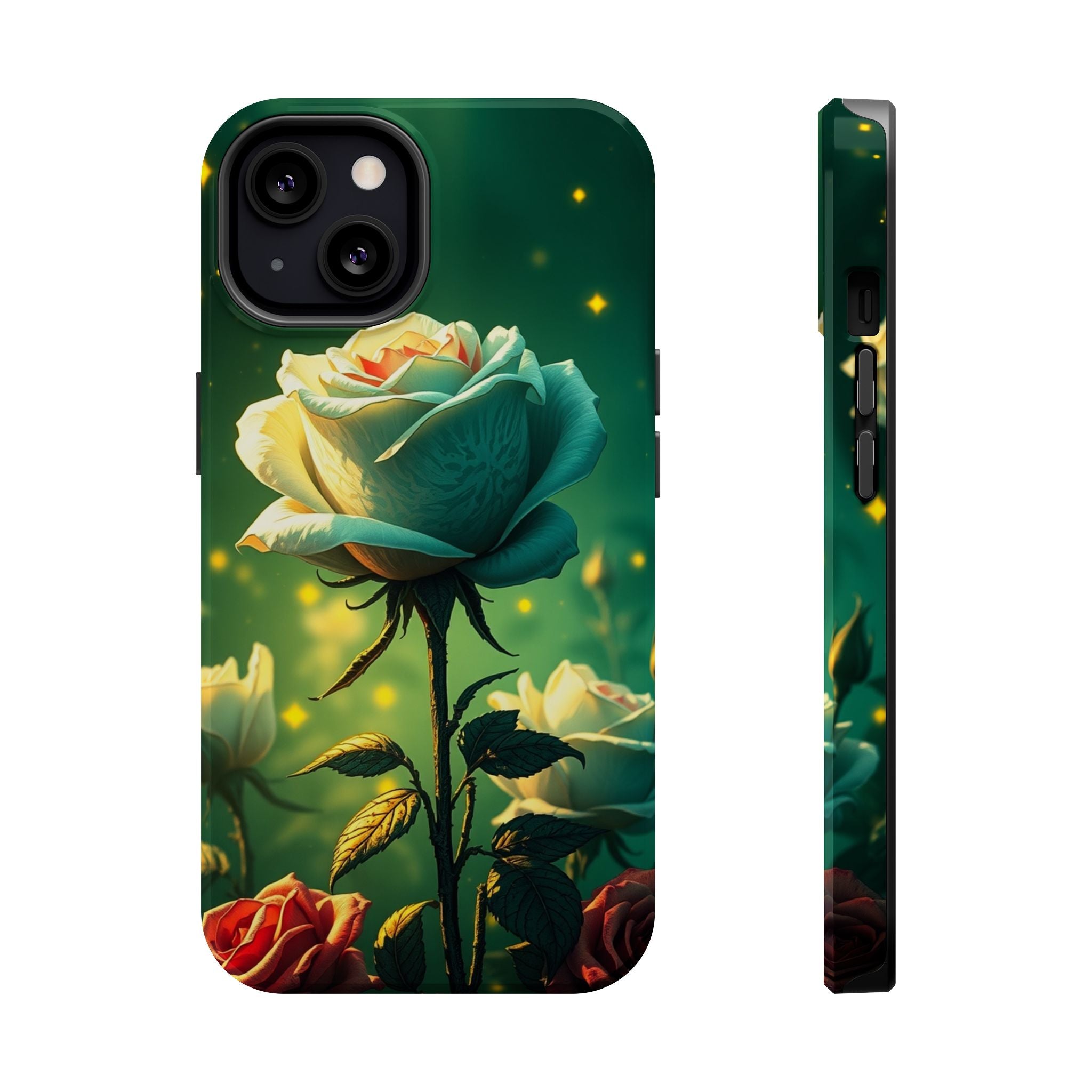 iPhone Earthy Rose Garden Design Bold Modern Everyday Snap Case · iPhone Case