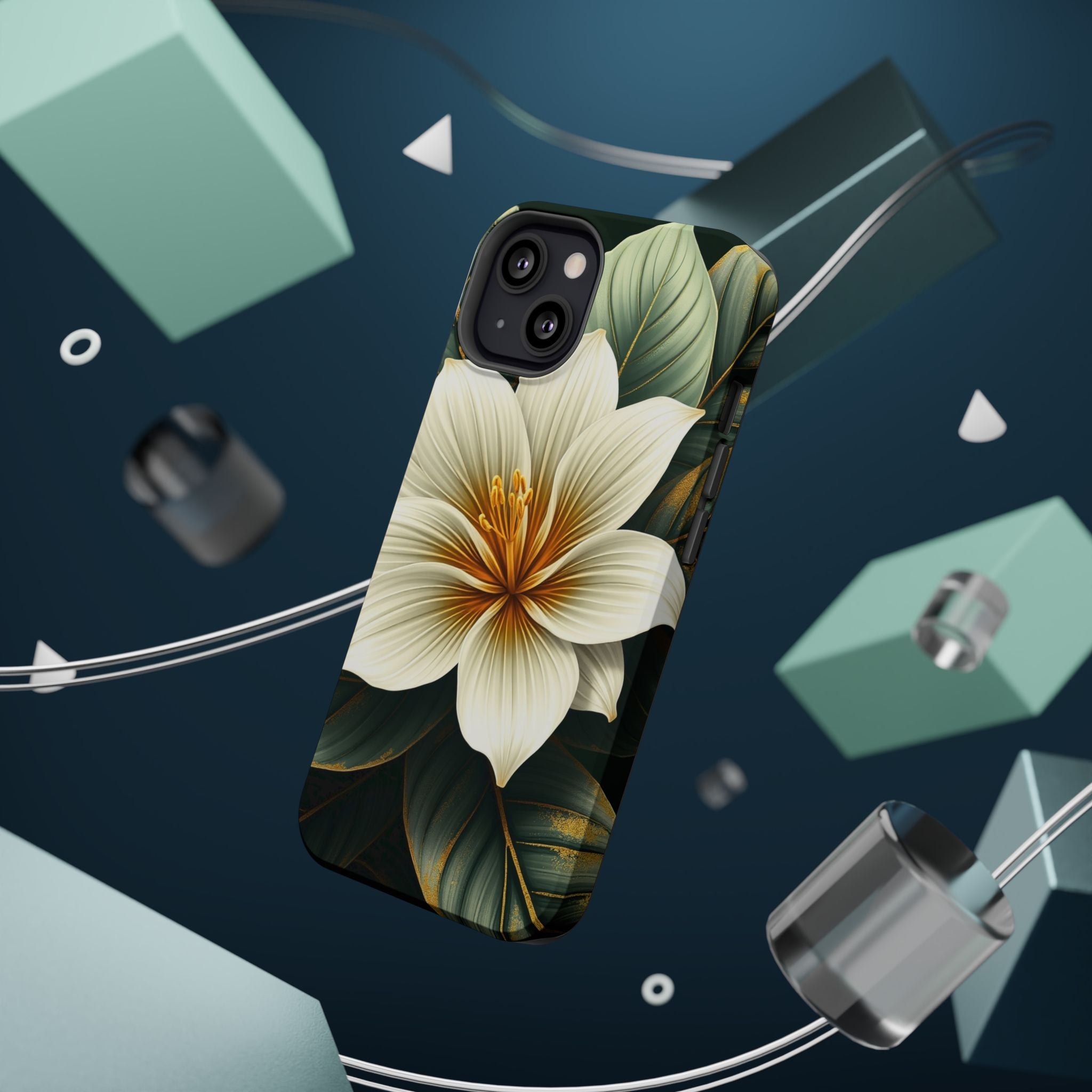 iPhone Radiant Tropical Bloom Design Slim Everyday Designer Case · iPhone Case