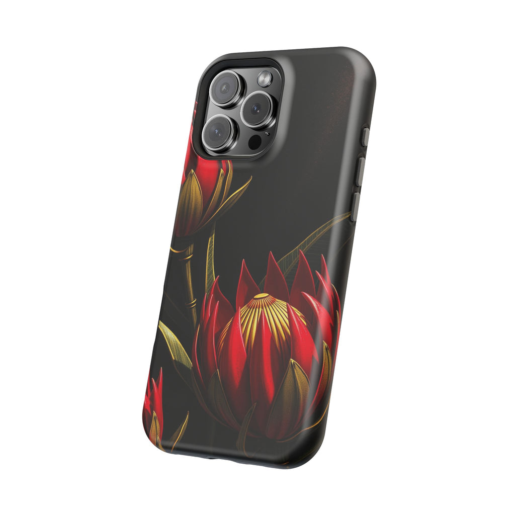 iPhone Protea Bold Gold Foil Luxury Slim Everyday Designer Case · iPhone Case