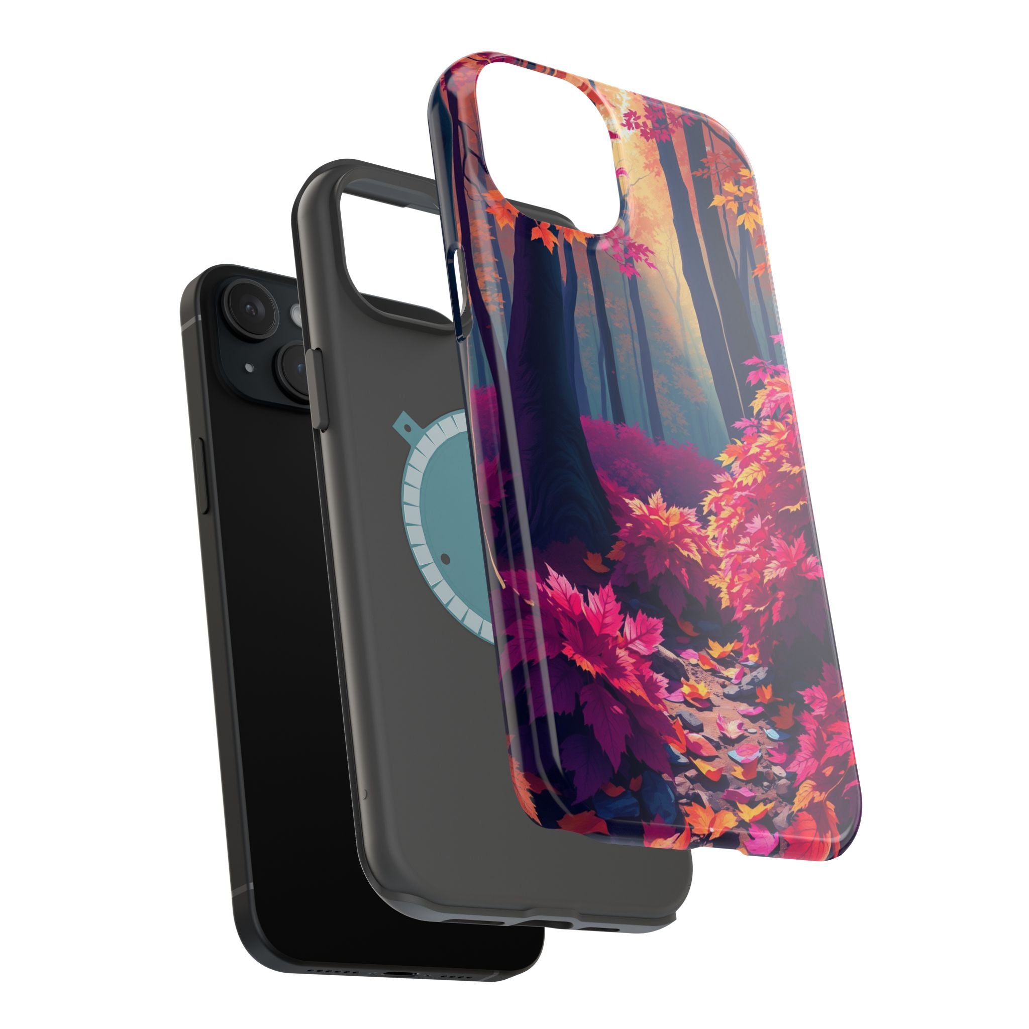 iPhone Earthy Autumn Forest Floor Design Slim Everyday iPhone Designer · iPhone