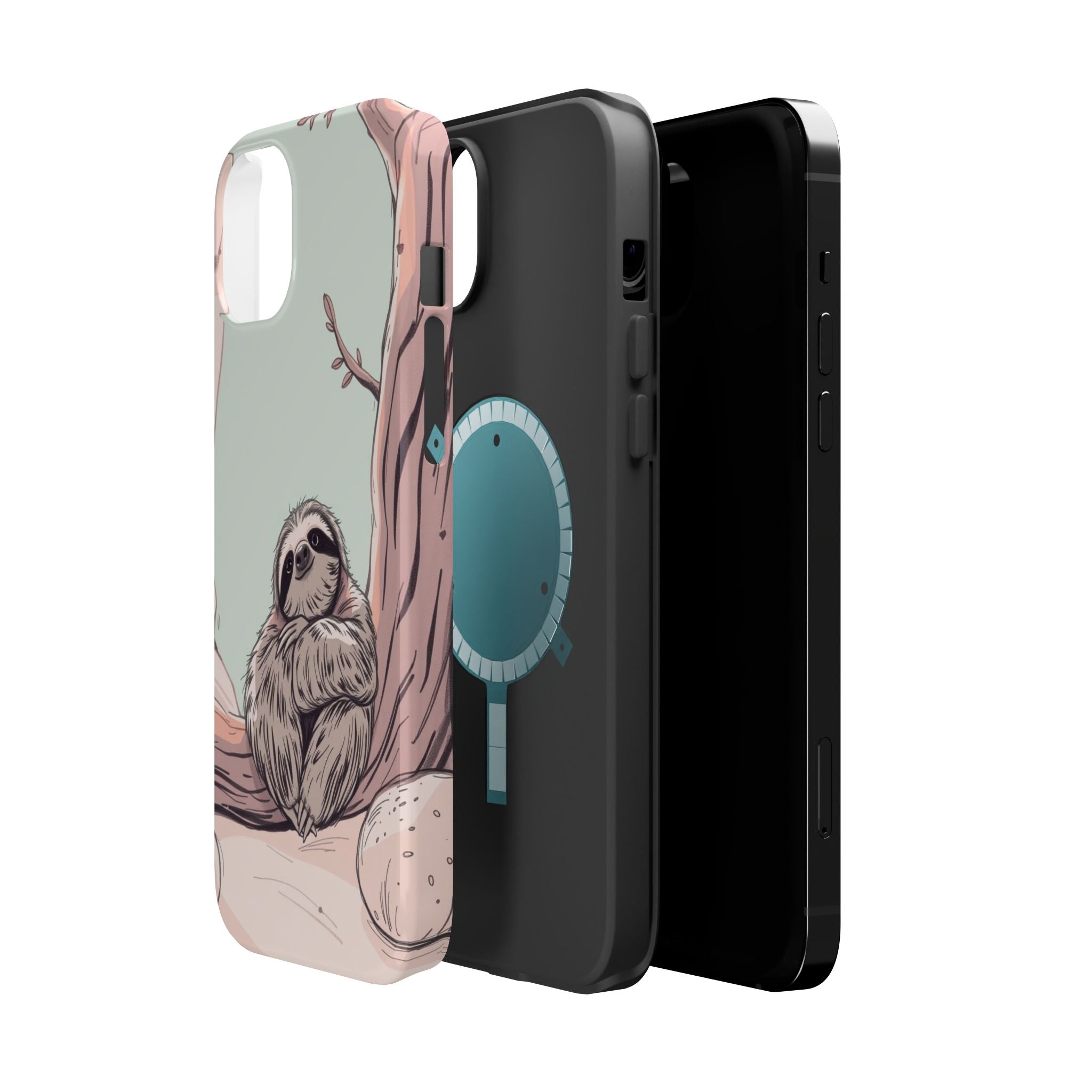 iPhone Cozy Sloth Mode Hand-Drawn Sketch Slim Everyday Designer Case · iPhone Ca