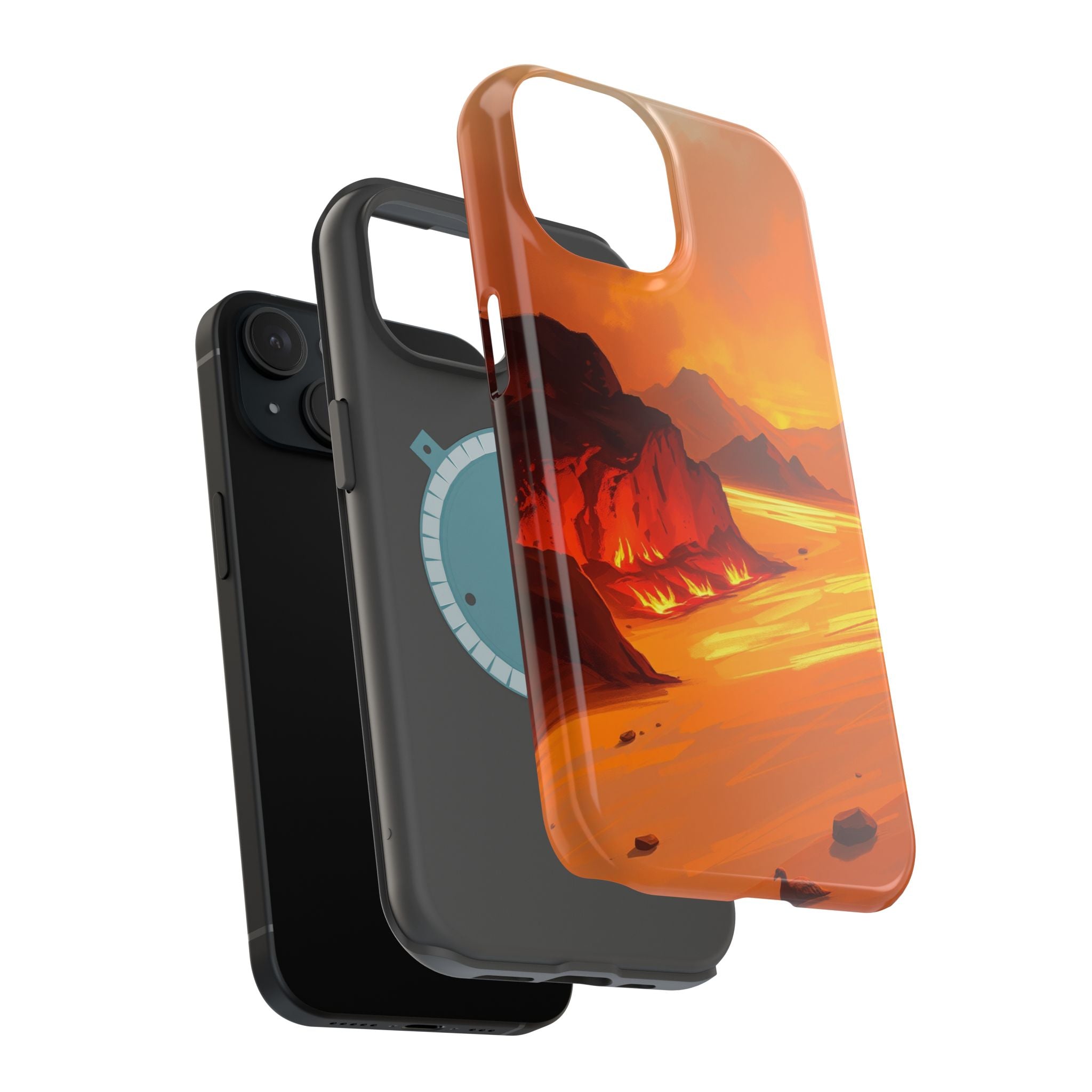 iPhone Burnt Orange And Sand Wildfire Glow Slim iPhone Everyday · iPhone Case