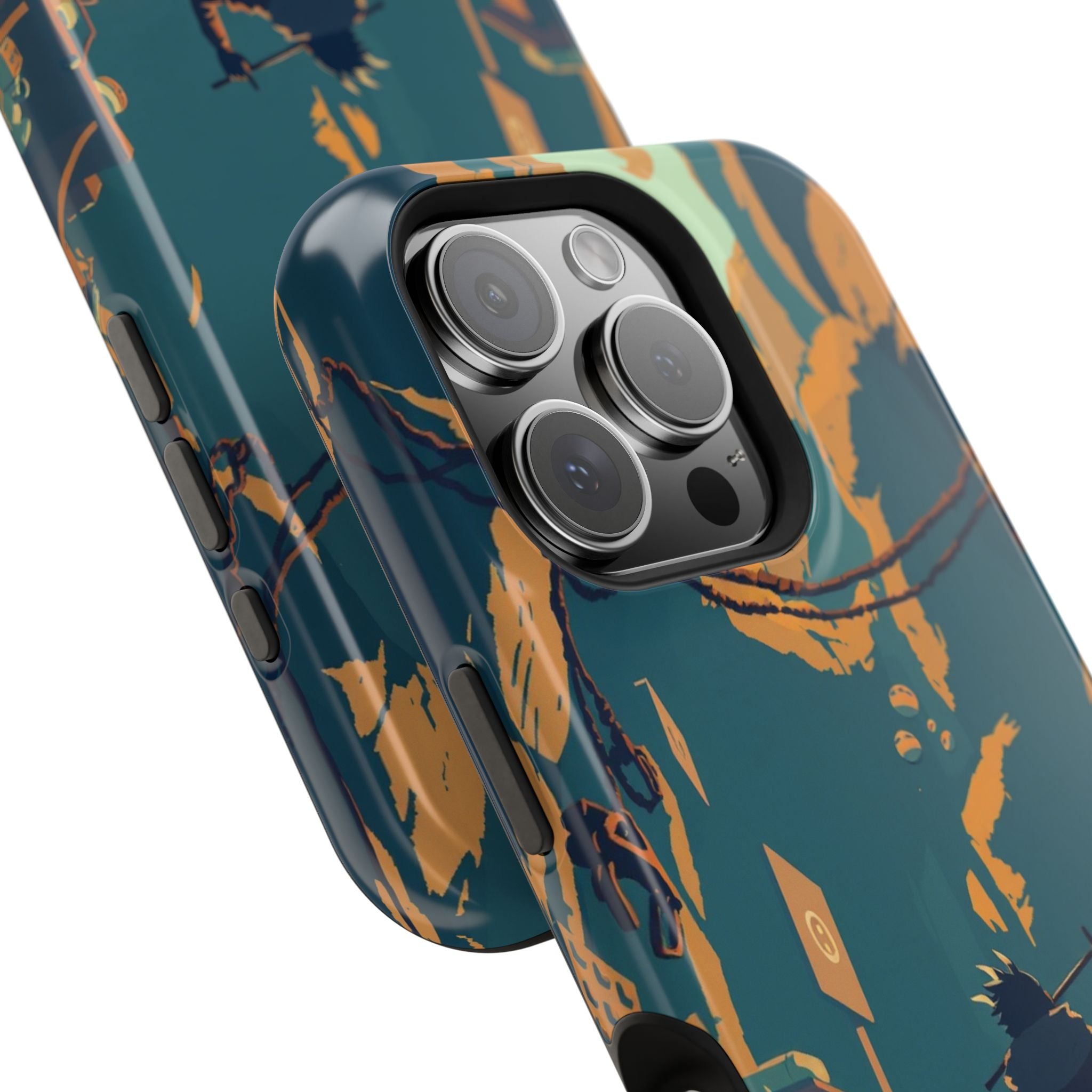 iPhone Mustard And Rust Unhinged in a Cute Way Soft Finish Everyday Case · iPhon