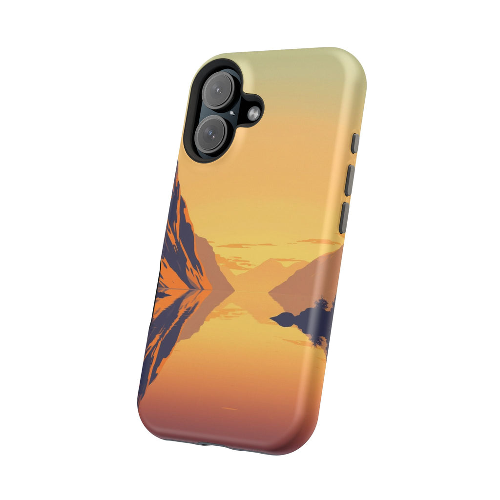 iPhone Fjord Reflection Pop Art Bold Slim Everyday Designer Case · iPhone Case