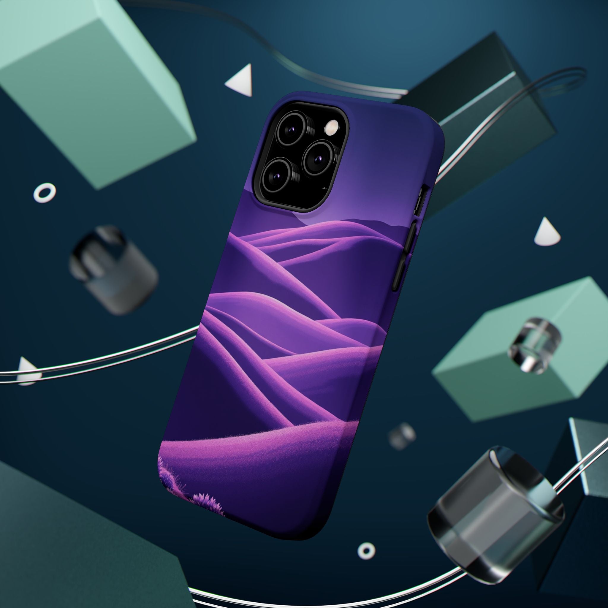 iPhone Rolling Hills Mystic Art 18 Bold Modern Everyday Snap Case · iPhone Case