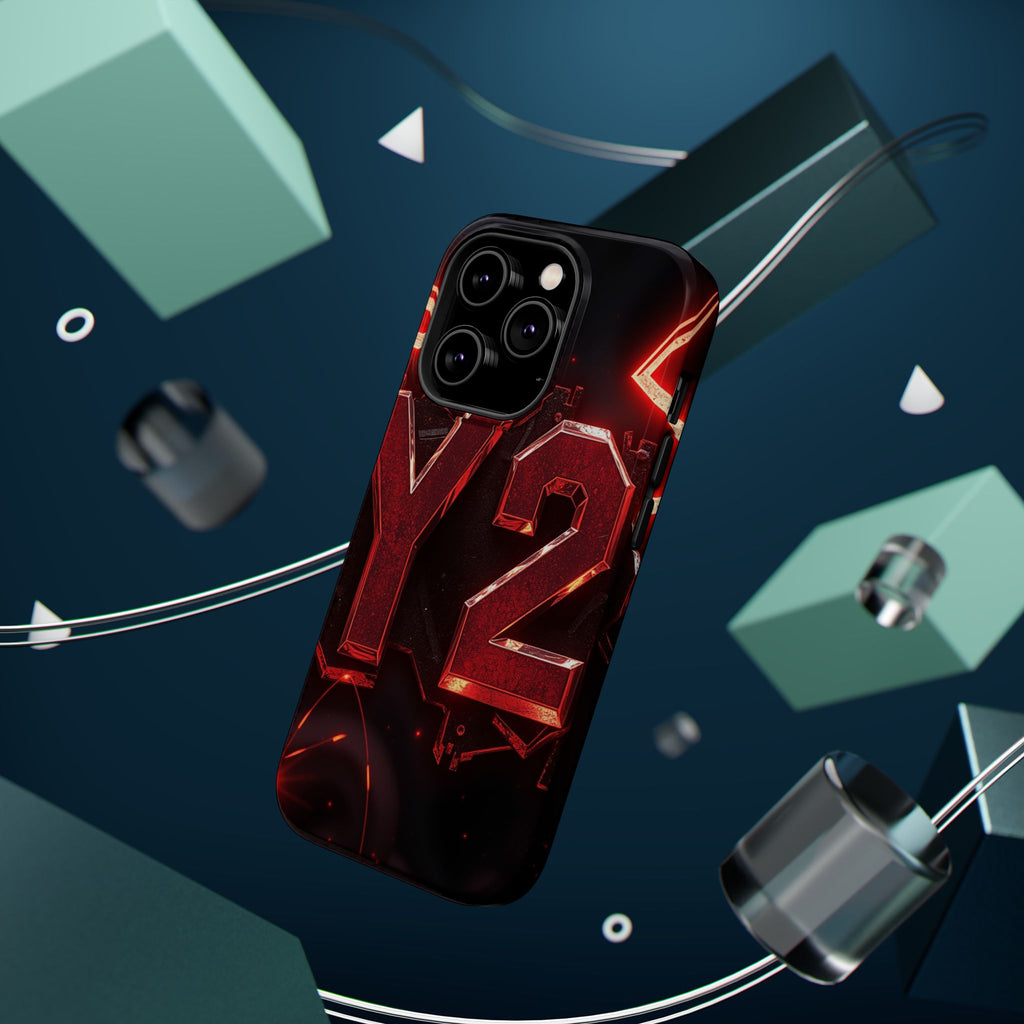 iPhone Y2K Holographic Bold Art Slim Everyday Designer Case · iPhone Case