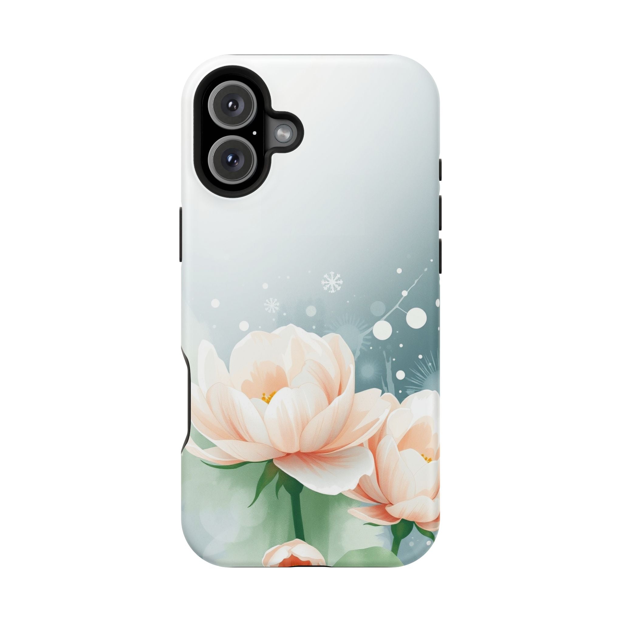 iPhone Serene Floral Watercolor Splash Design Slim iPhone Everyday · iPhone Case