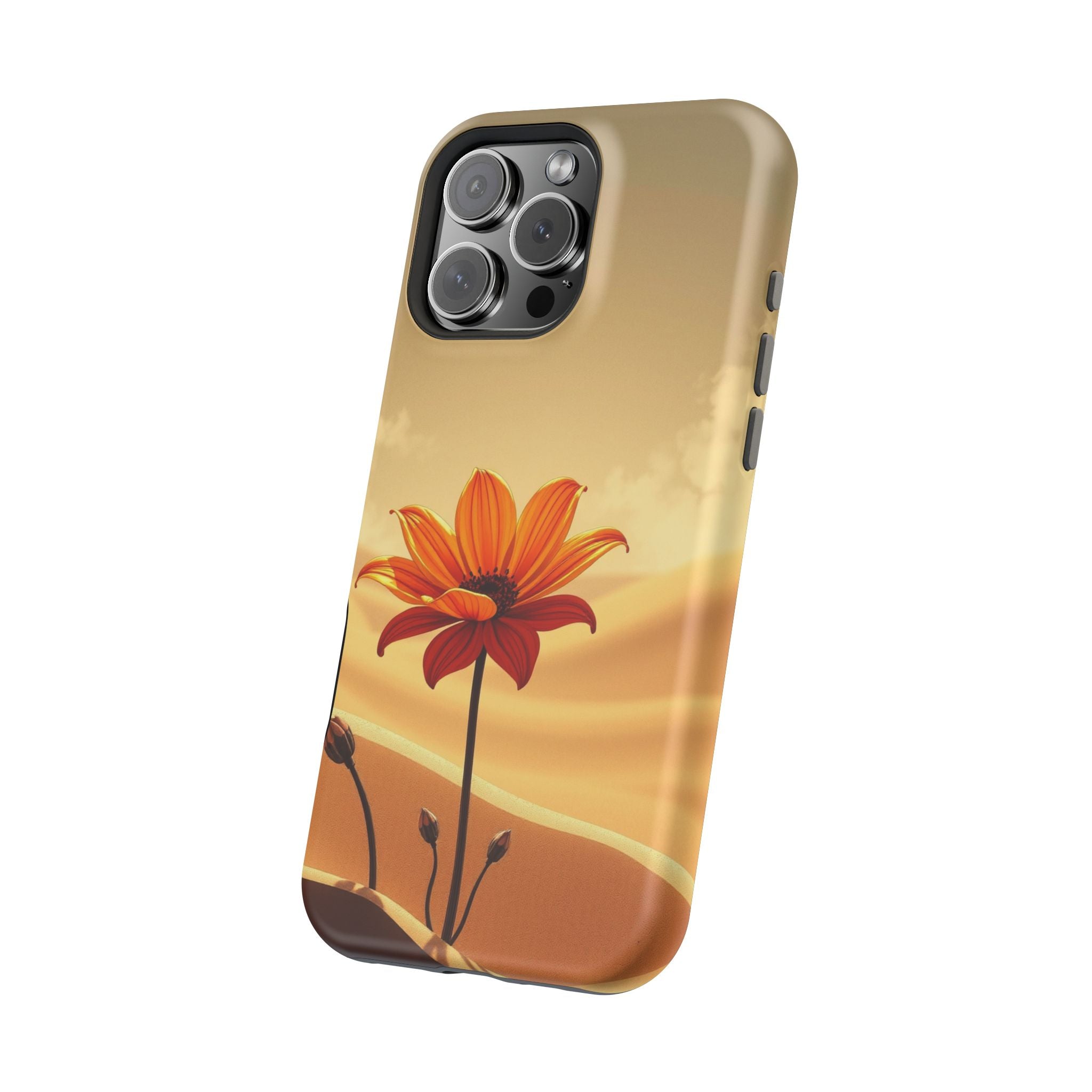 iPhone Neon Floral Dark Gothic Ink Bold Modern Everyday Snap Case · iPhone Case