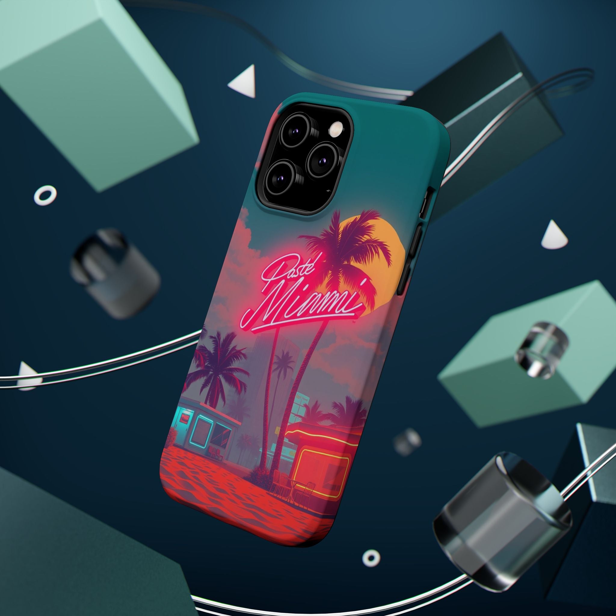 iPhone 1980s Pastel Miami Enchanted Art Slim Everyday Designer Case · iPhone Cas