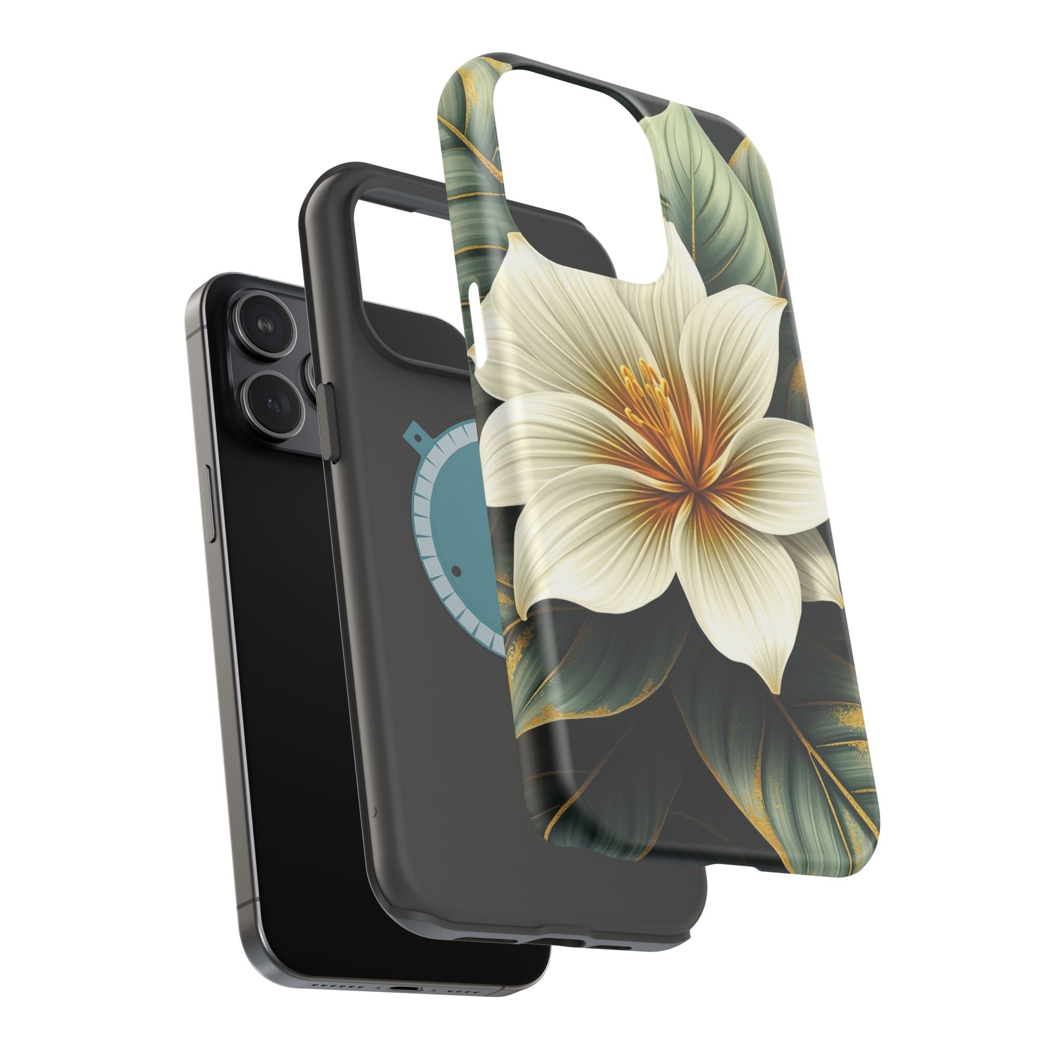 iPhone Radiant Tropical Bloom Design Slim Everyday Designer Case · iPhone Case