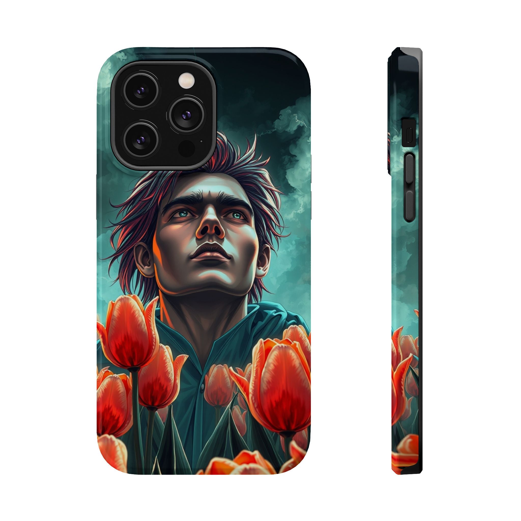 iPhone Tulip Row Electric Art Slim Everyday Designer Case · iPhone Case
