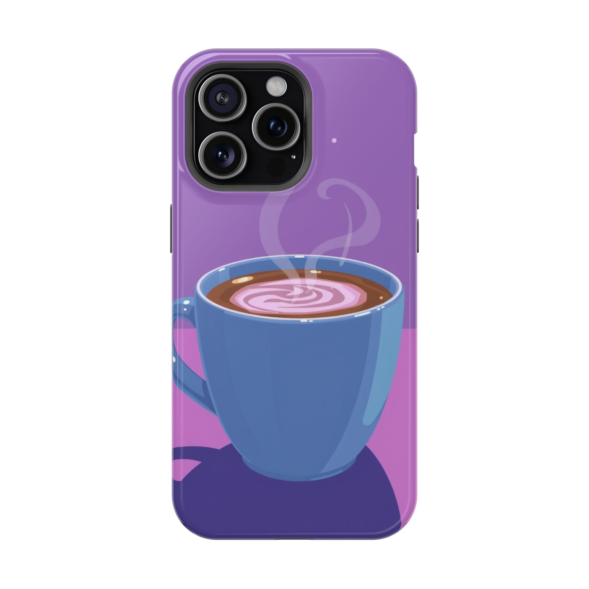 iPhone Emotional Support Coffee Pixel Art -Bit Soft Finish Everyday Case · iPhon