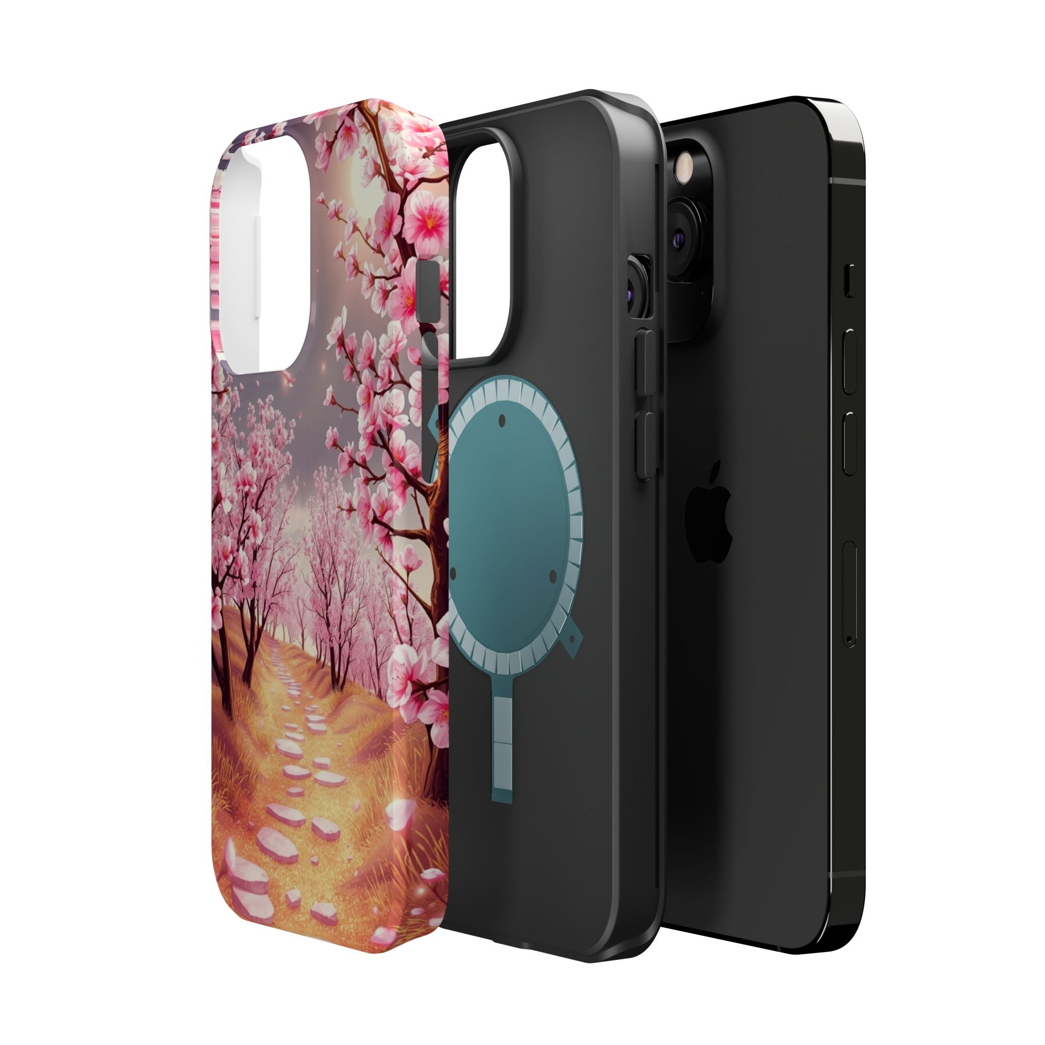 iPhone Dreamy Blossom Trail Design 14 Slim Everyday Designer Case · iPhone Case