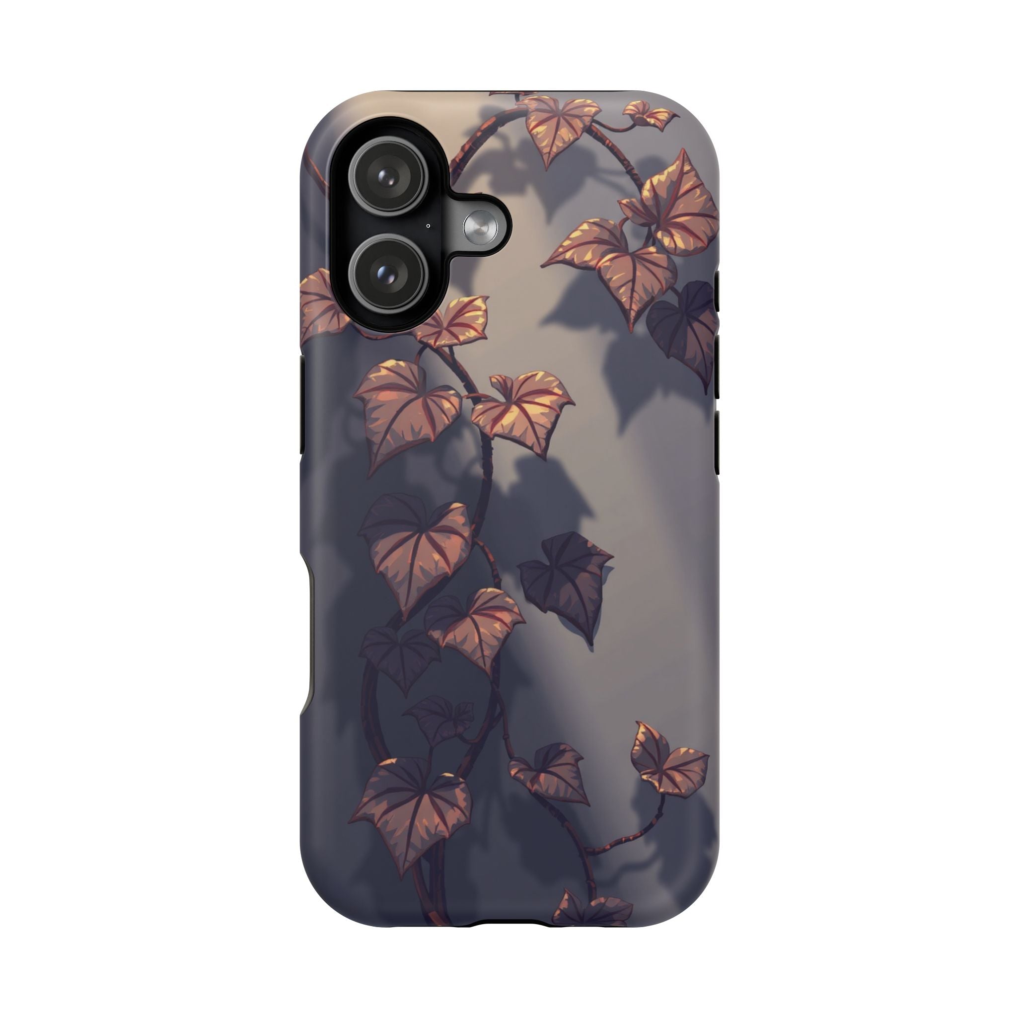 iPhone Charcoal And Copper Art Nouveau Vine Soft iPhone 13 Finish · iPhone Case