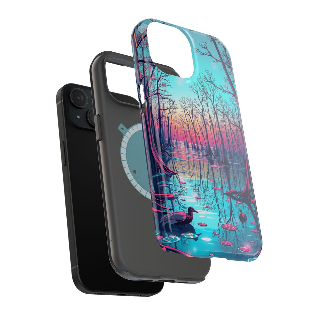 iPhone Cypress Swamp Holographic Iridescent Slim iPhone Everyday · iPhone Case