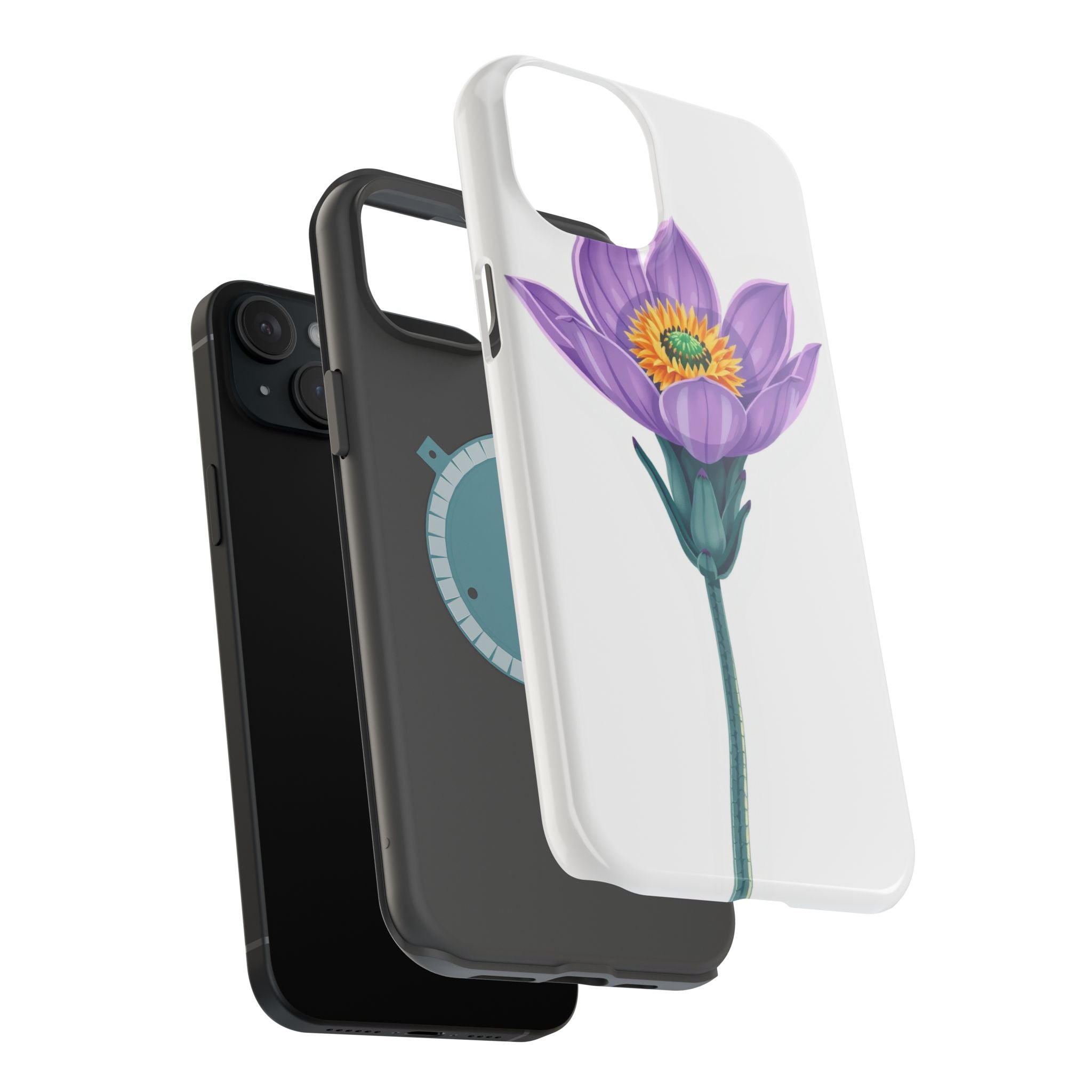 iPhone Indigo And Violet Desert Flower Slim Everyday Designer Case · iPhone Case