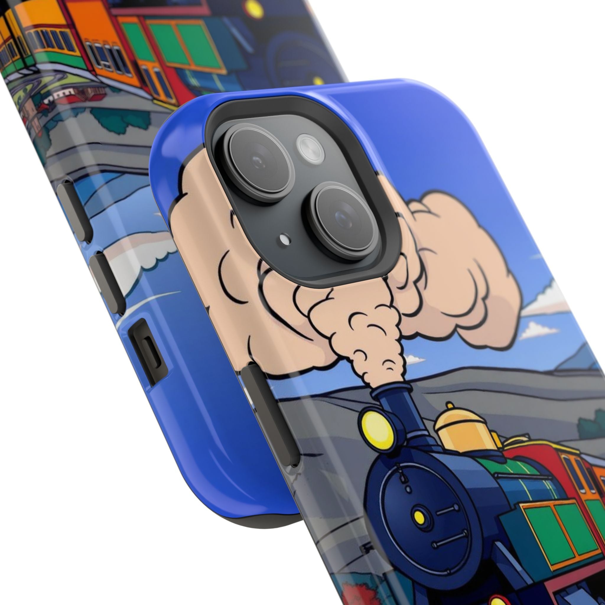 iPhone Steam Locomotive Puff Kids Fun iPhone Phone Case Gift Slim · iPhone Case