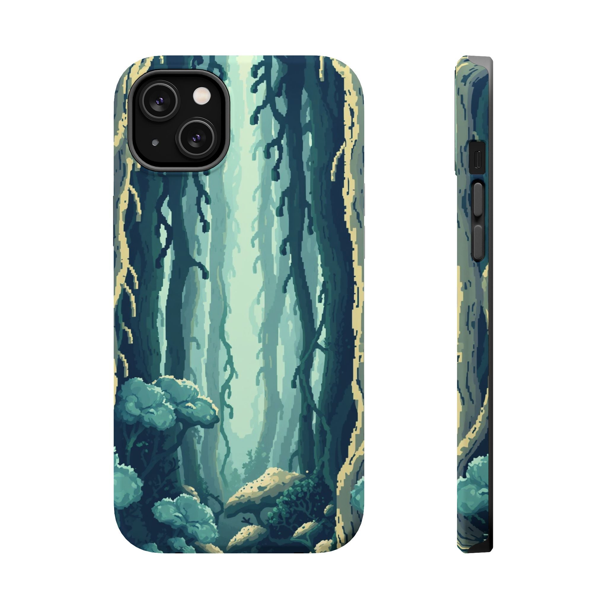 iPhone Kelp Forest Pixel Art -Bit Bold Modern Everyday Snap Case · iPhone Case