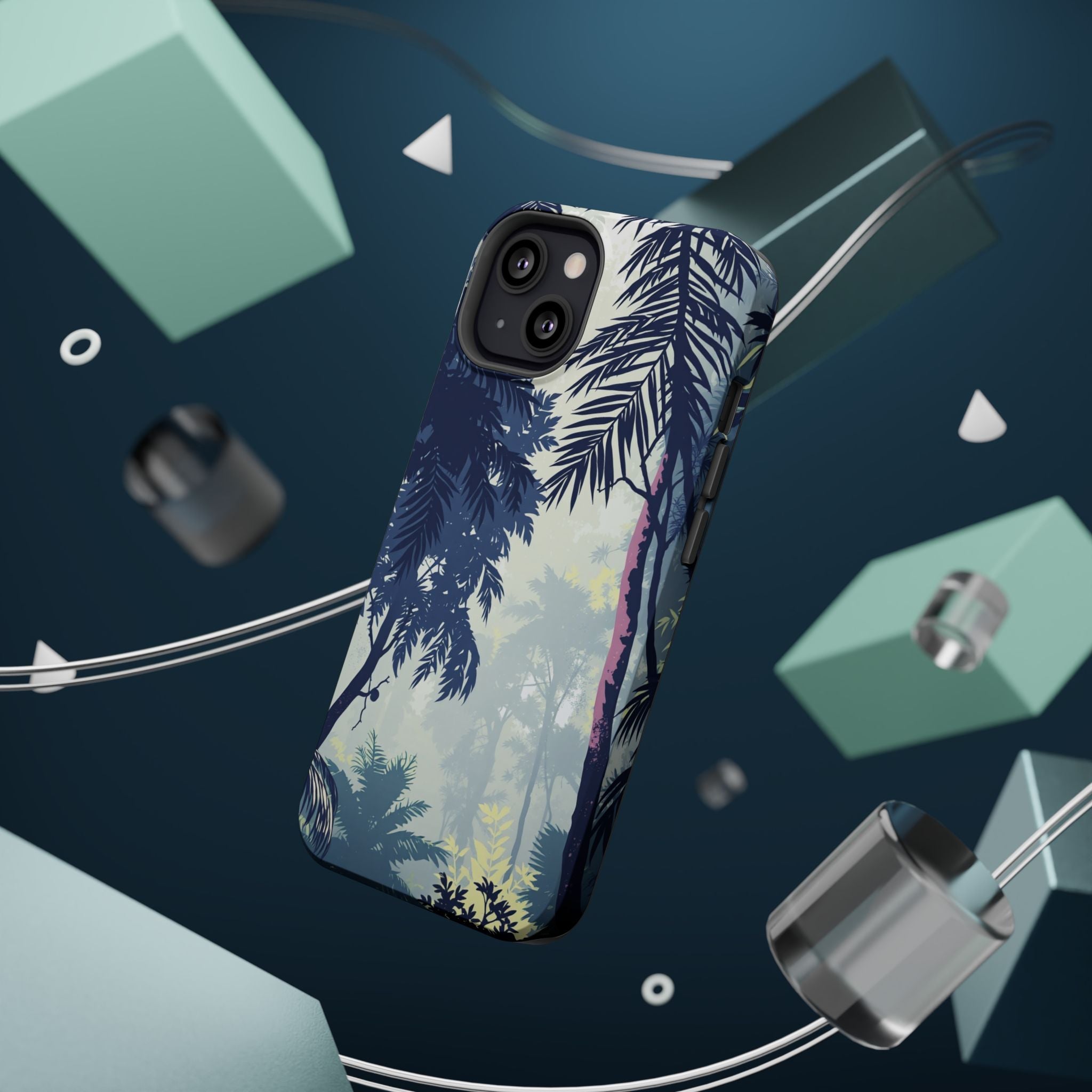 iPhone Rainforest Canopy Grunge Distressed Slim iPhone Everyday · iPhone Case