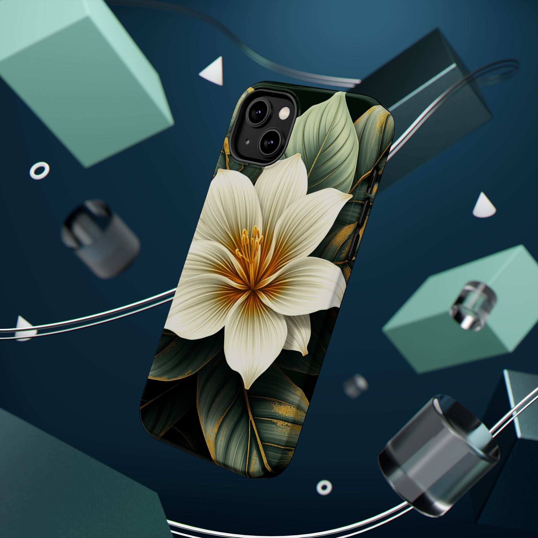 iPhone Radiant Tropical Bloom Design Slim Everyday Designer Case · iPhone Case