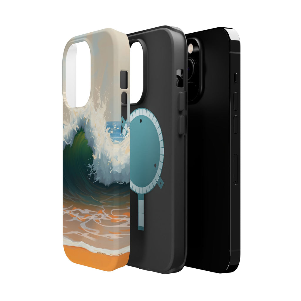iPhone Radiant Ocean Wave Crash Design Slim Everyday Designer Case · iPhone Case
