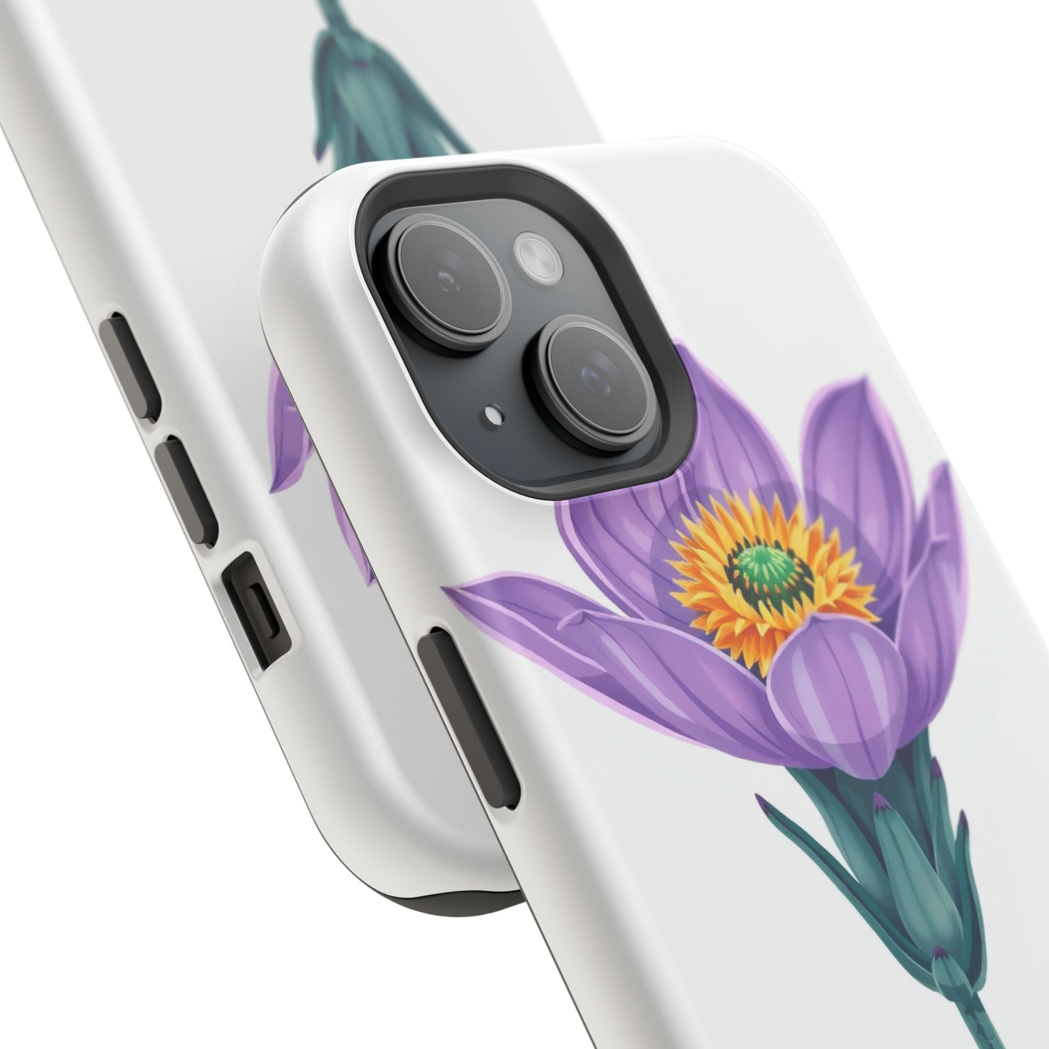 iPhone Indigo And Violet Desert Flower Slim Everyday Designer Case · iPhone Case