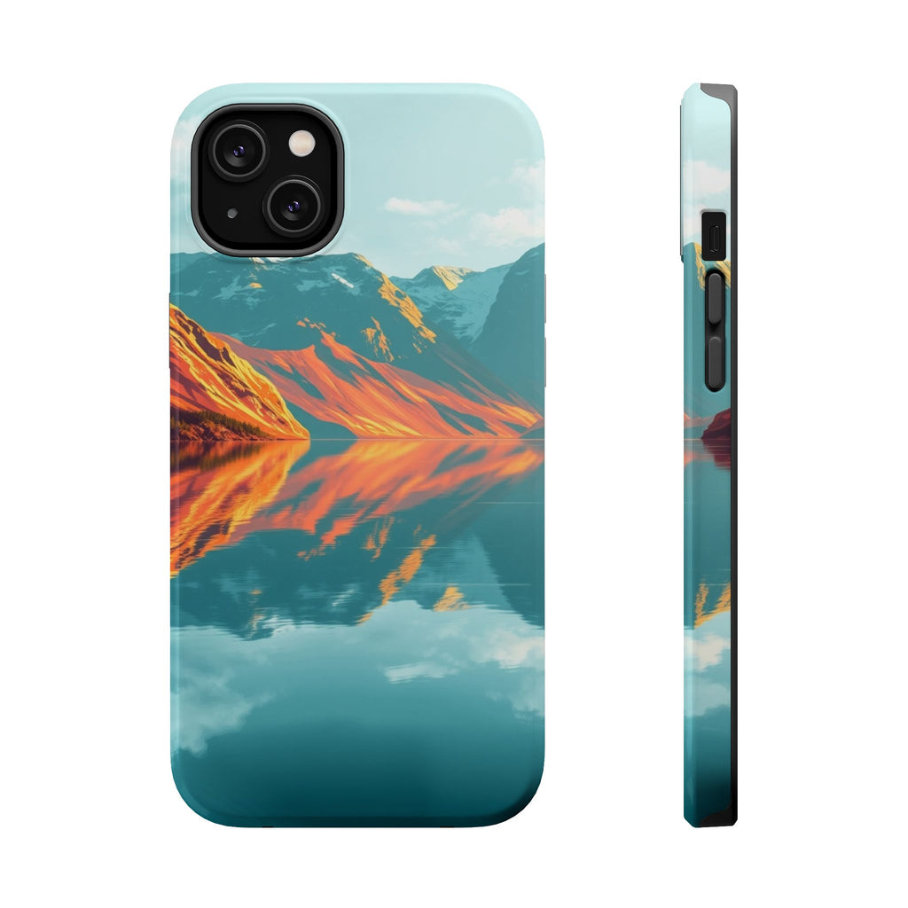 iPhone Fjord Reflection Gold Foil Luxury Slim Everyday iPhone Designer · iPhone
