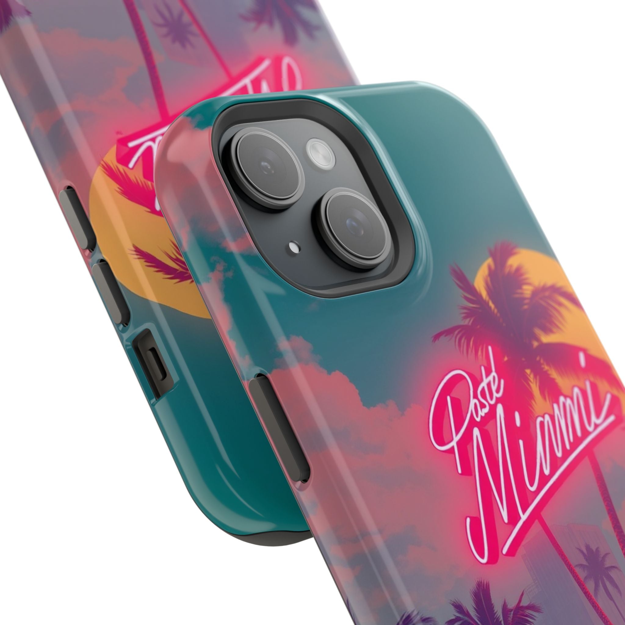 iPhone 1980s Pastel Miami Enchanted Art Slim Everyday Designer Case · iPhone Cas
