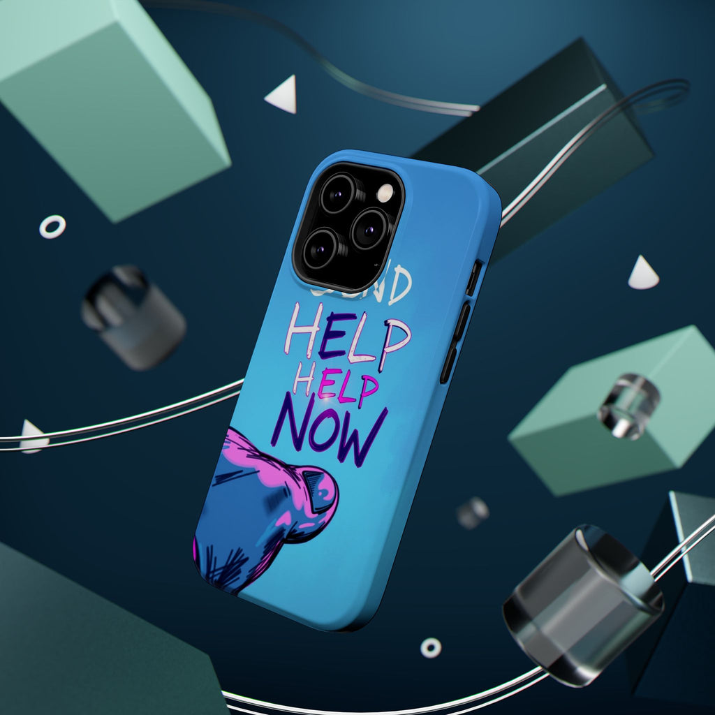 iPhone Radiant Send Help Now Design Slim Everyday Designer Case · iPhone Case