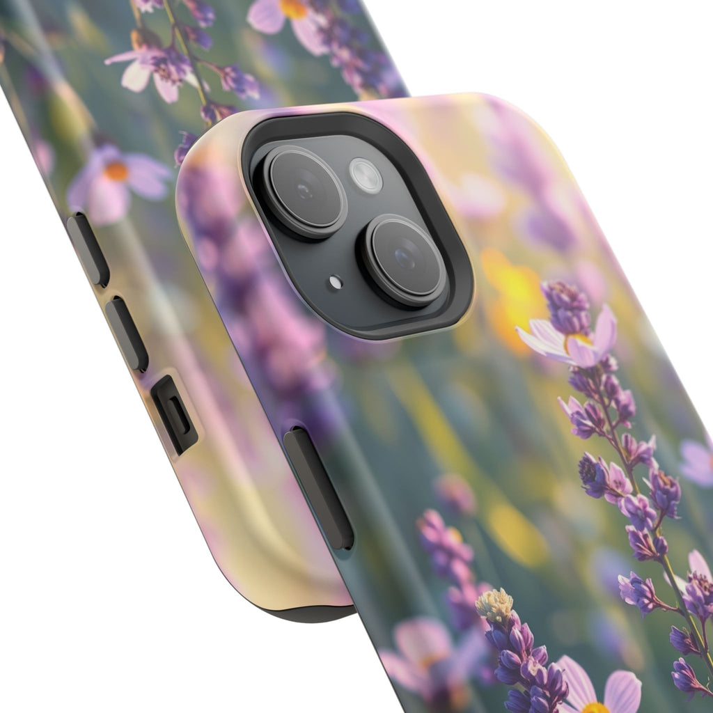 iPhone Lavender And Pearl Wildflower Field Slim iPhone Everyday · iPhone Case