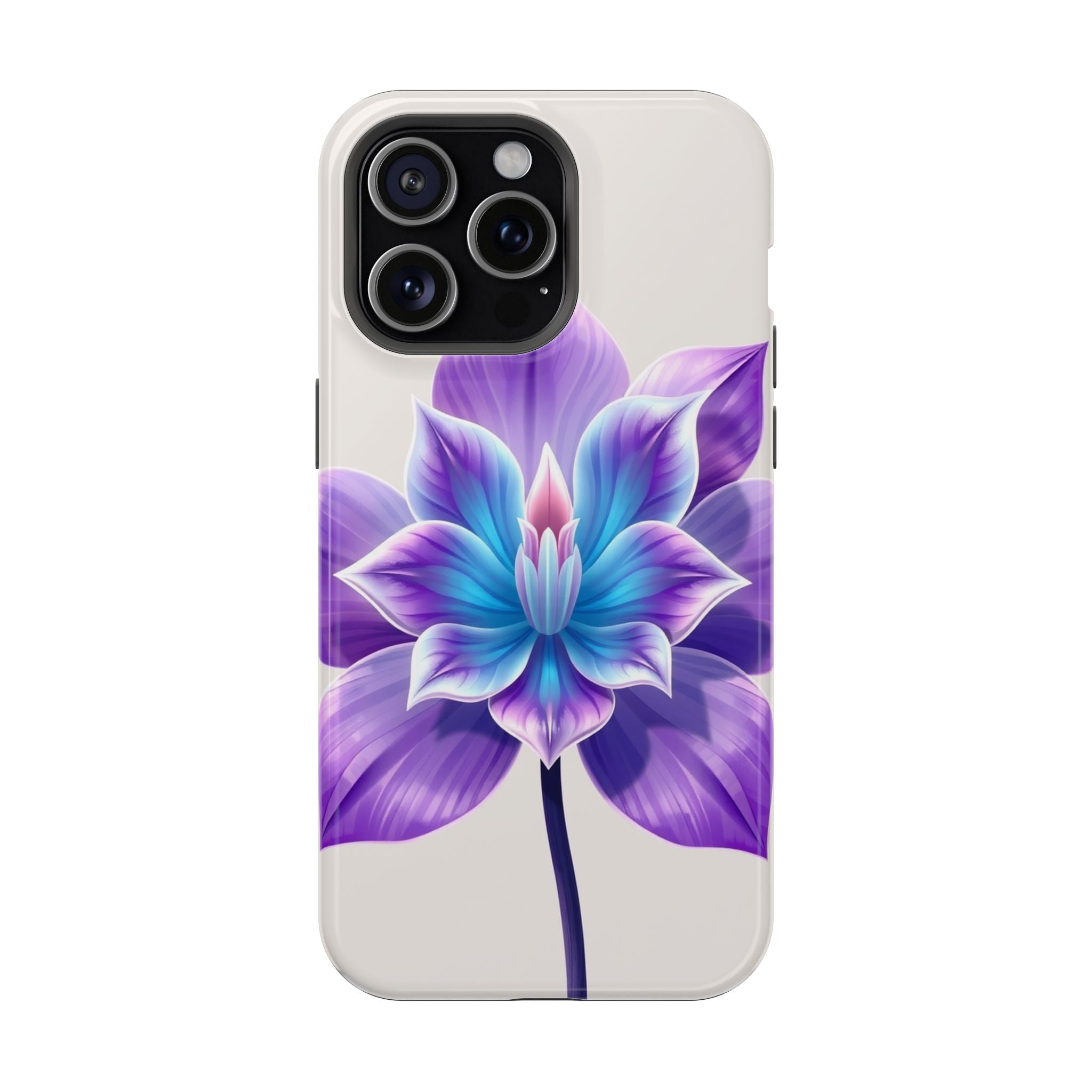 iPhone Dreamy Neon Floral Design 10 Slim Everyday Designer Case · iPhone Case
