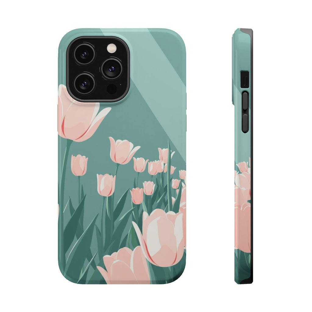 iPhone Tulip Row Enchanted Art Slim Everyday Designer Case · iPhone Case
