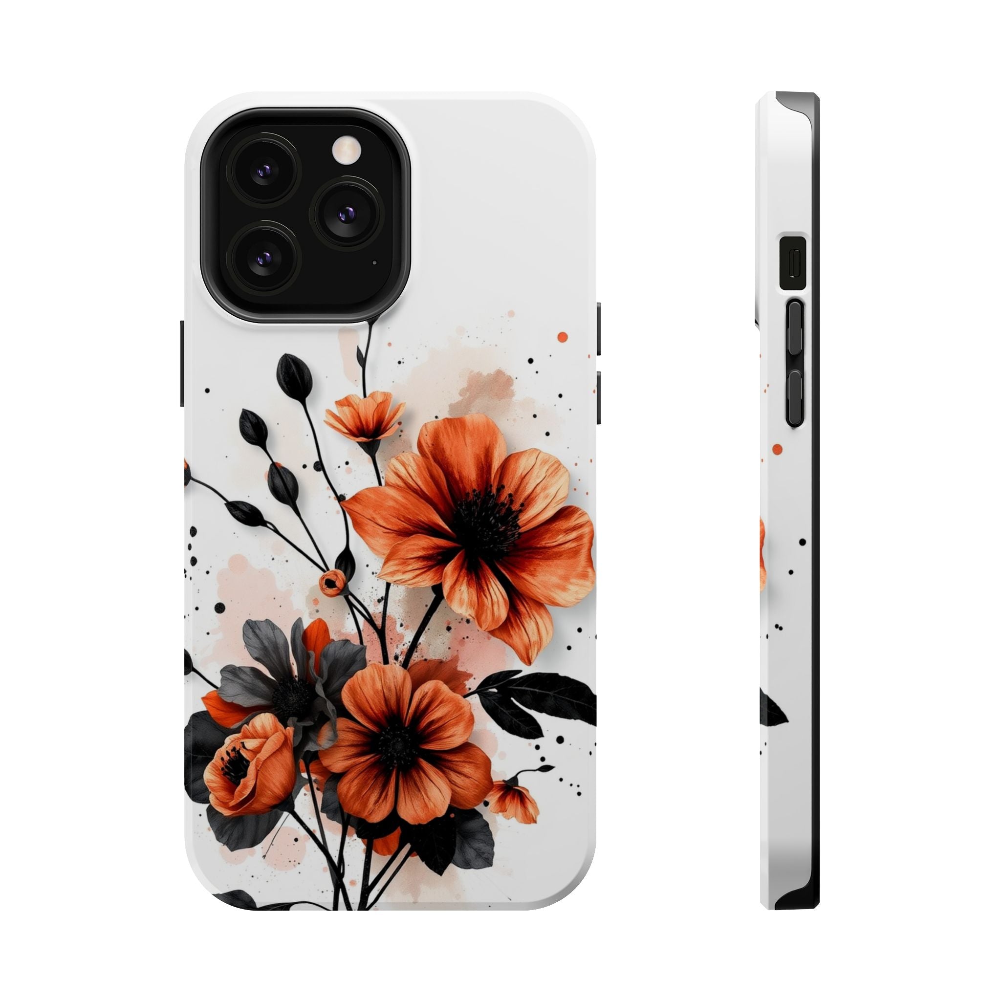 iPhone Floral Watercolor Splash 3D Digital Slim iPhone Everyday · iPhone Case