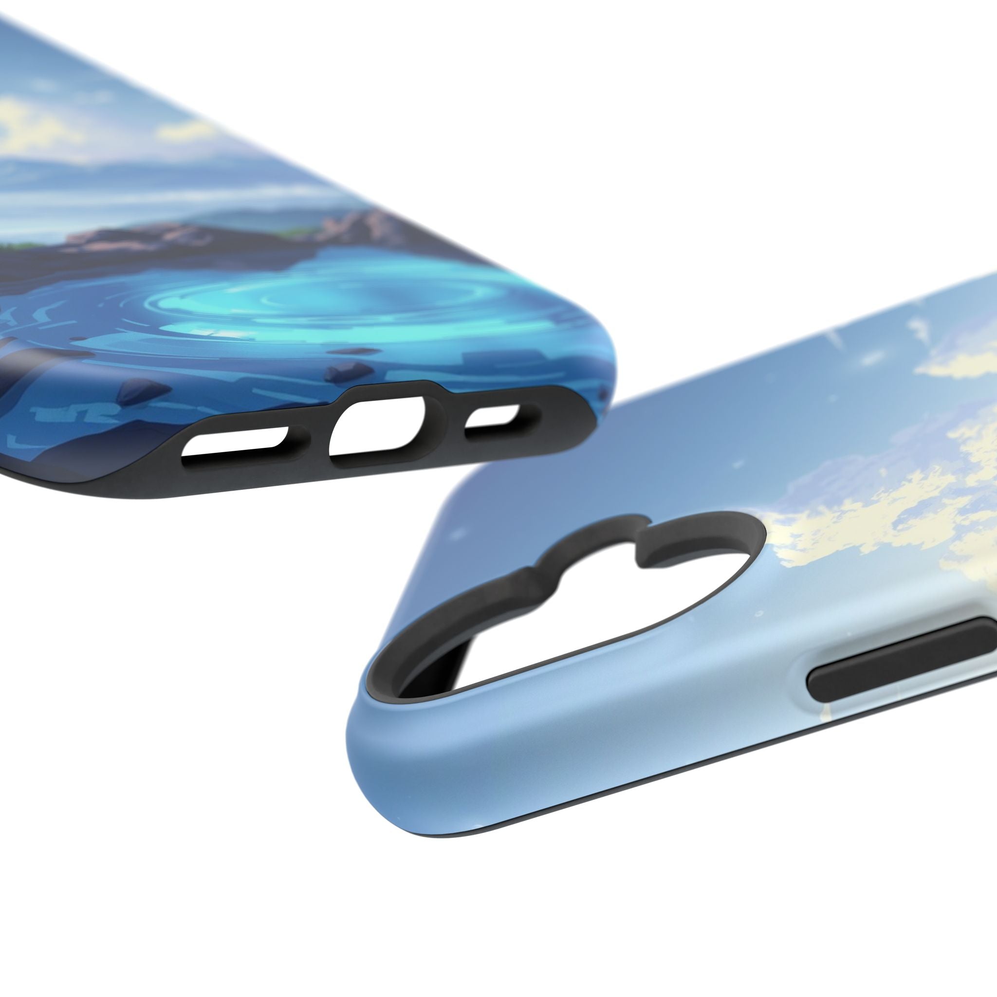 iPhone Earthy Tidal Pool Design 18 Bold Modern Everyday Snap Case · iPhone Case