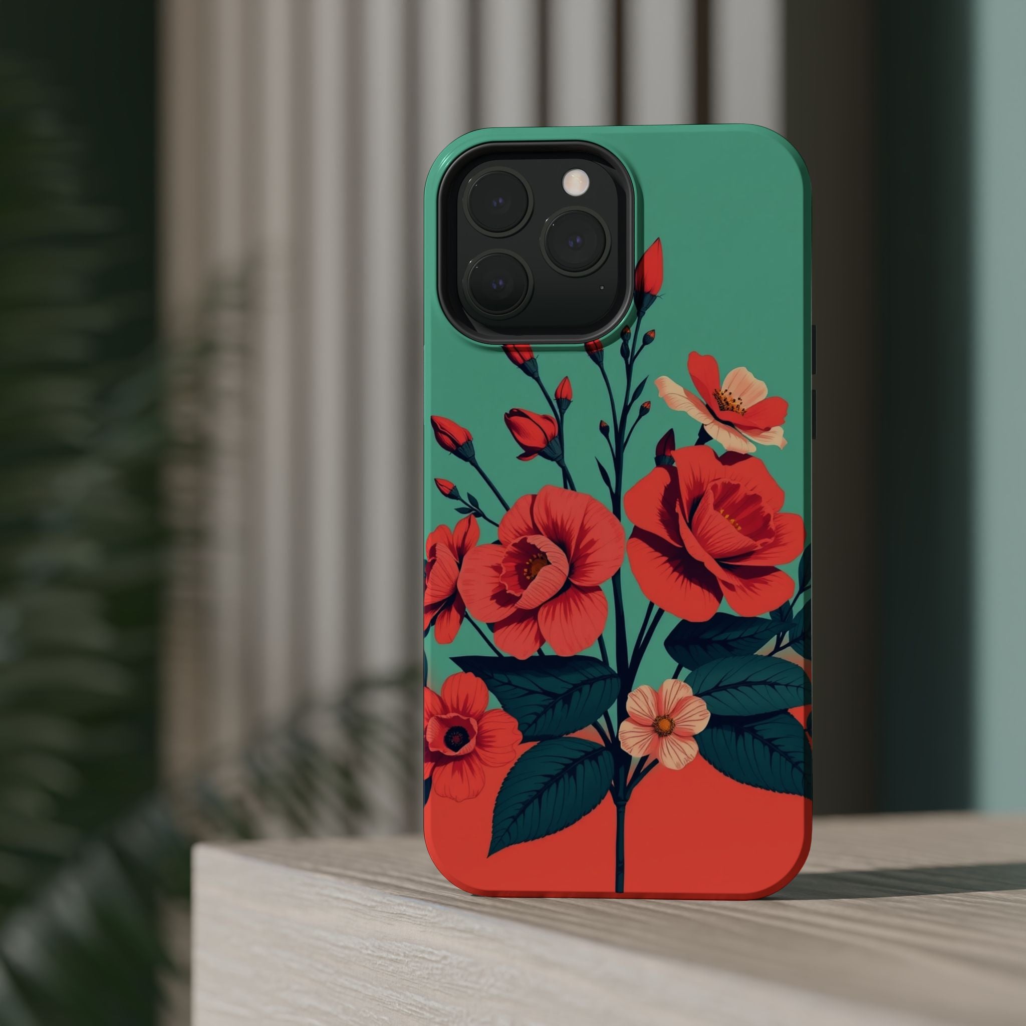 iPhone Pin-up Floral Cinematic Art Bold Modern Everyday Snap Case · iPhone Case