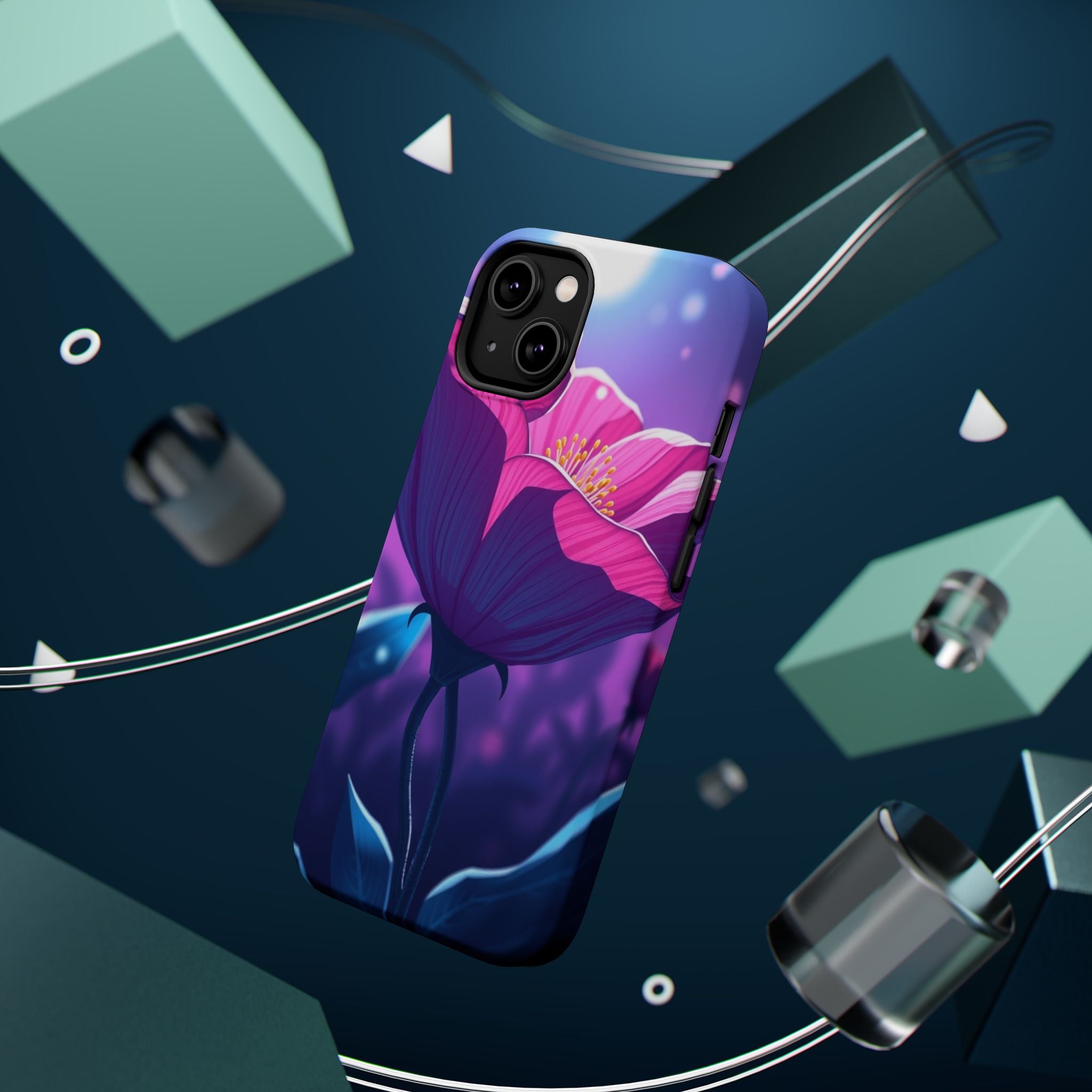 iPhone Night Bloomer Pastel Kawaii Bold Modern Everyday Snap Case · iPhone Case