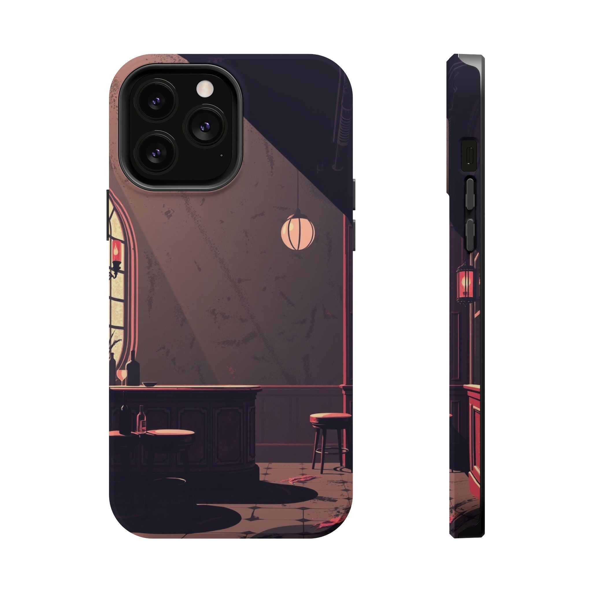 iPhone Speakeasy Dark Grunge Distressed Slim Everyday Designer Case · iPhone Cas