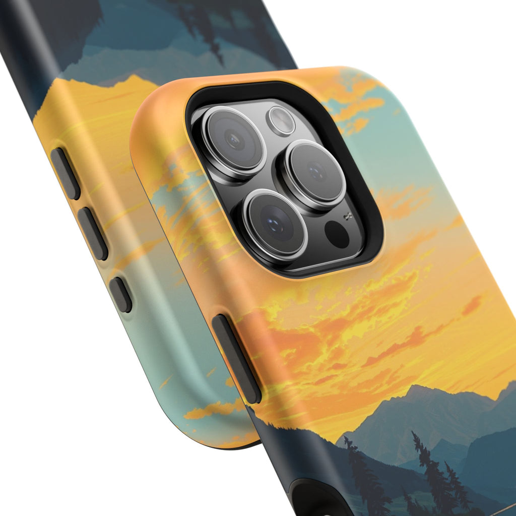 iPhone Lake at Twilight Oil Painting Impressionist iPhone Artistic · iPhone Case